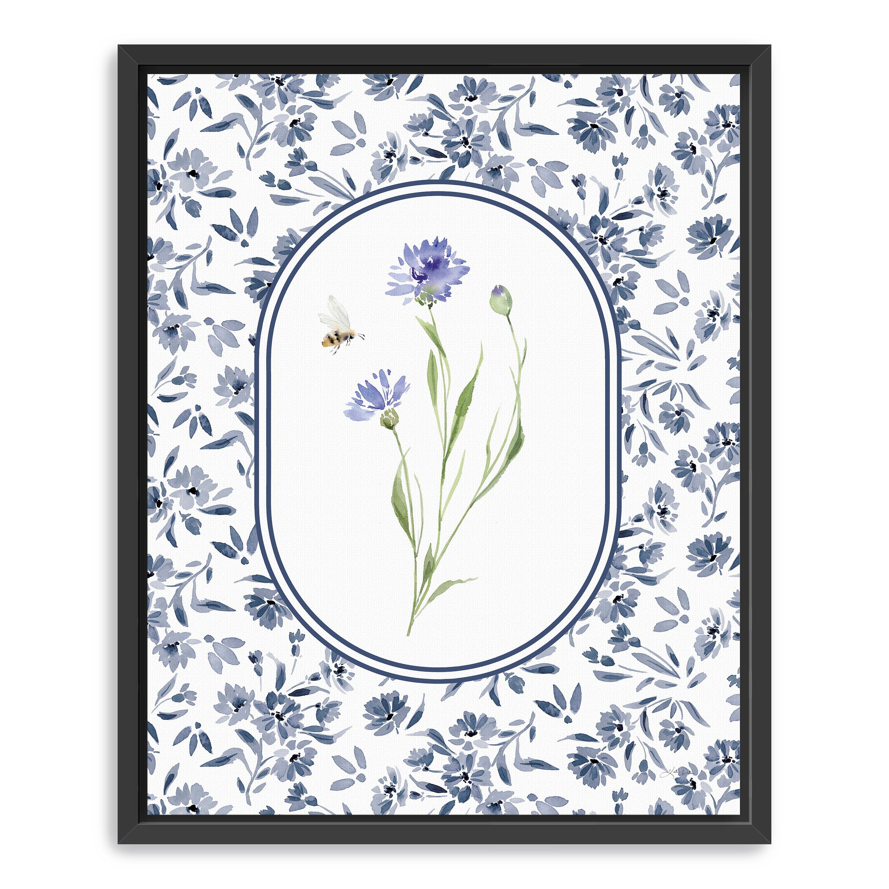 Spring Delft I Canvas Giclee