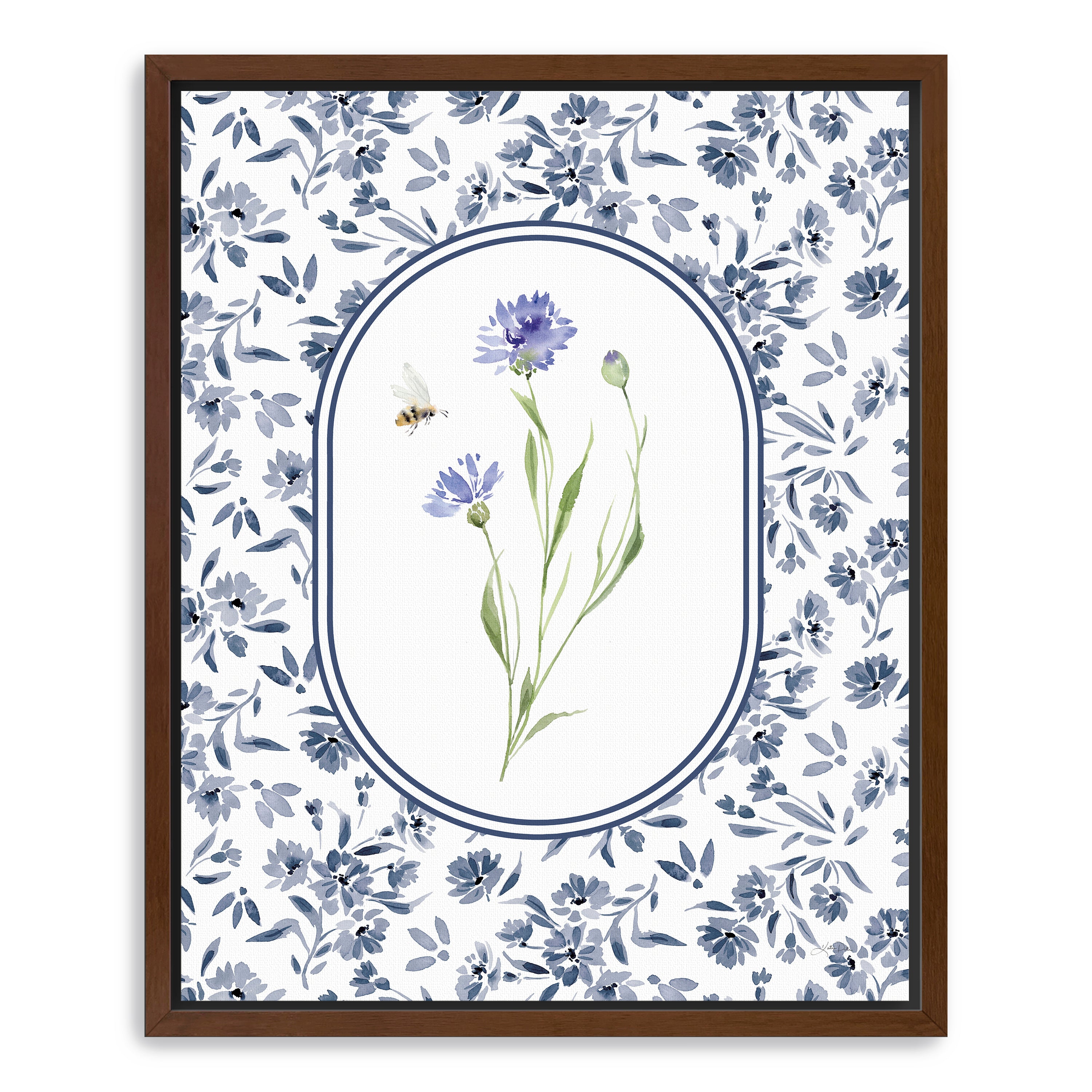 Spring Delft I Canvas Giclee