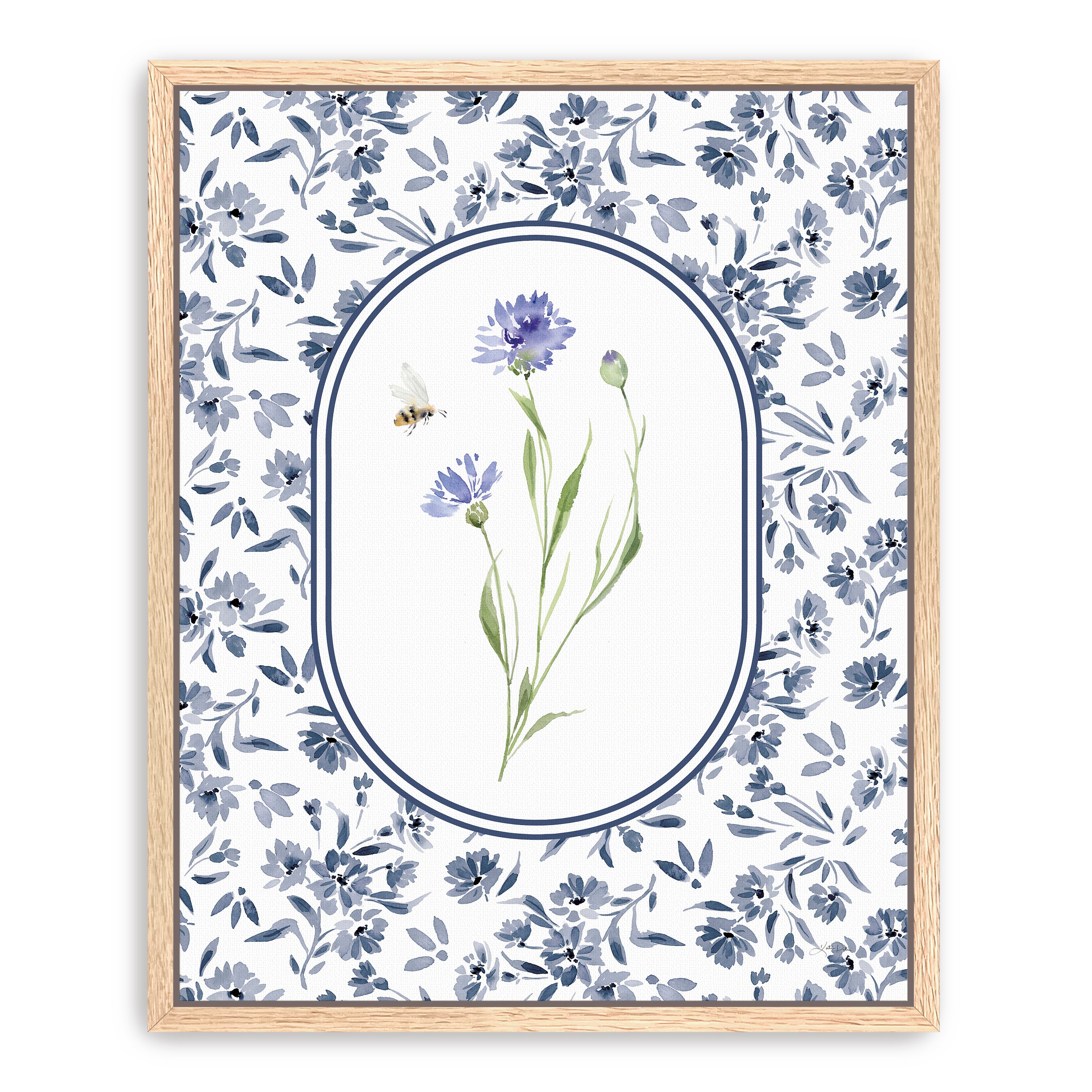 Spring Delft I Canvas Giclee