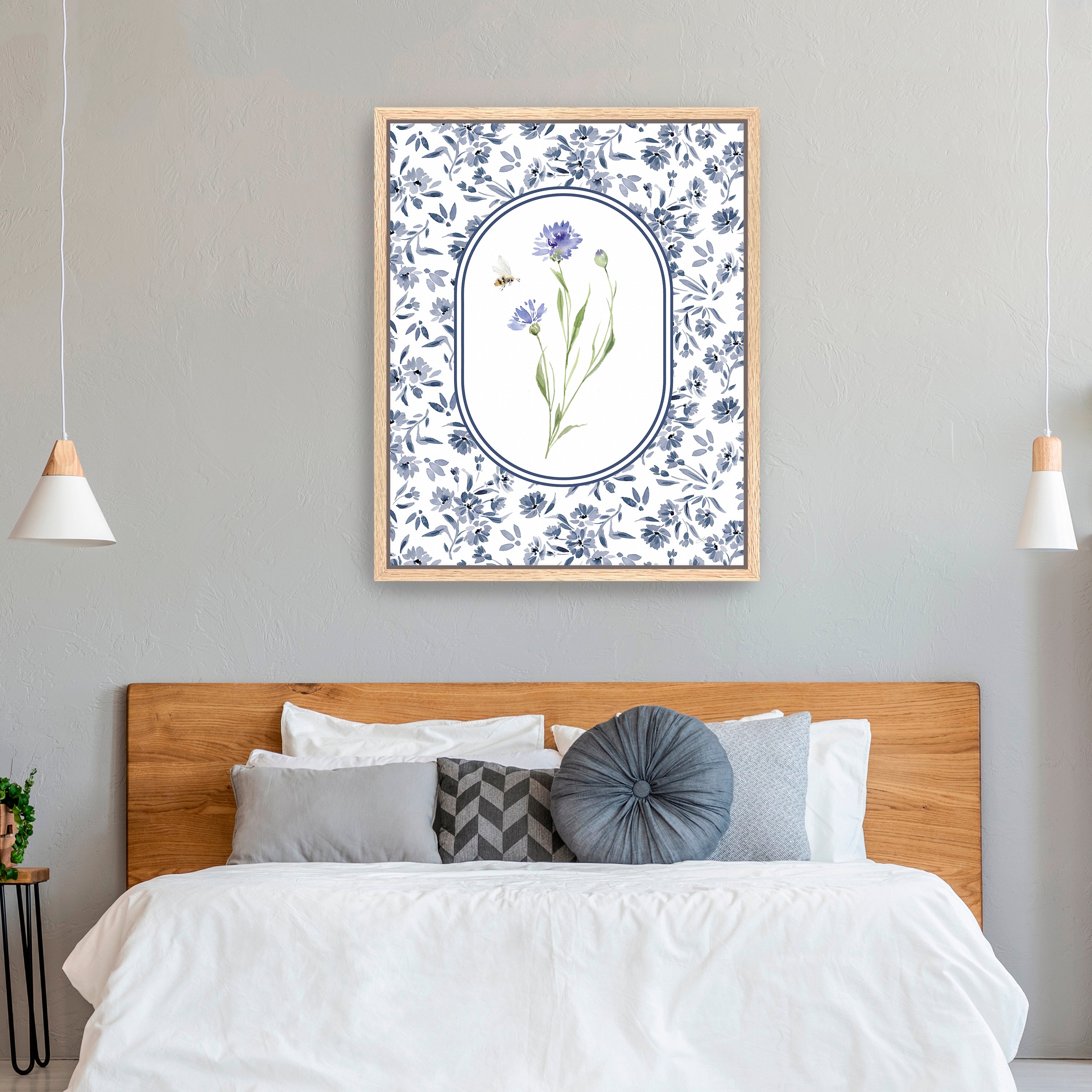 Spring Delft I Canvas Giclee