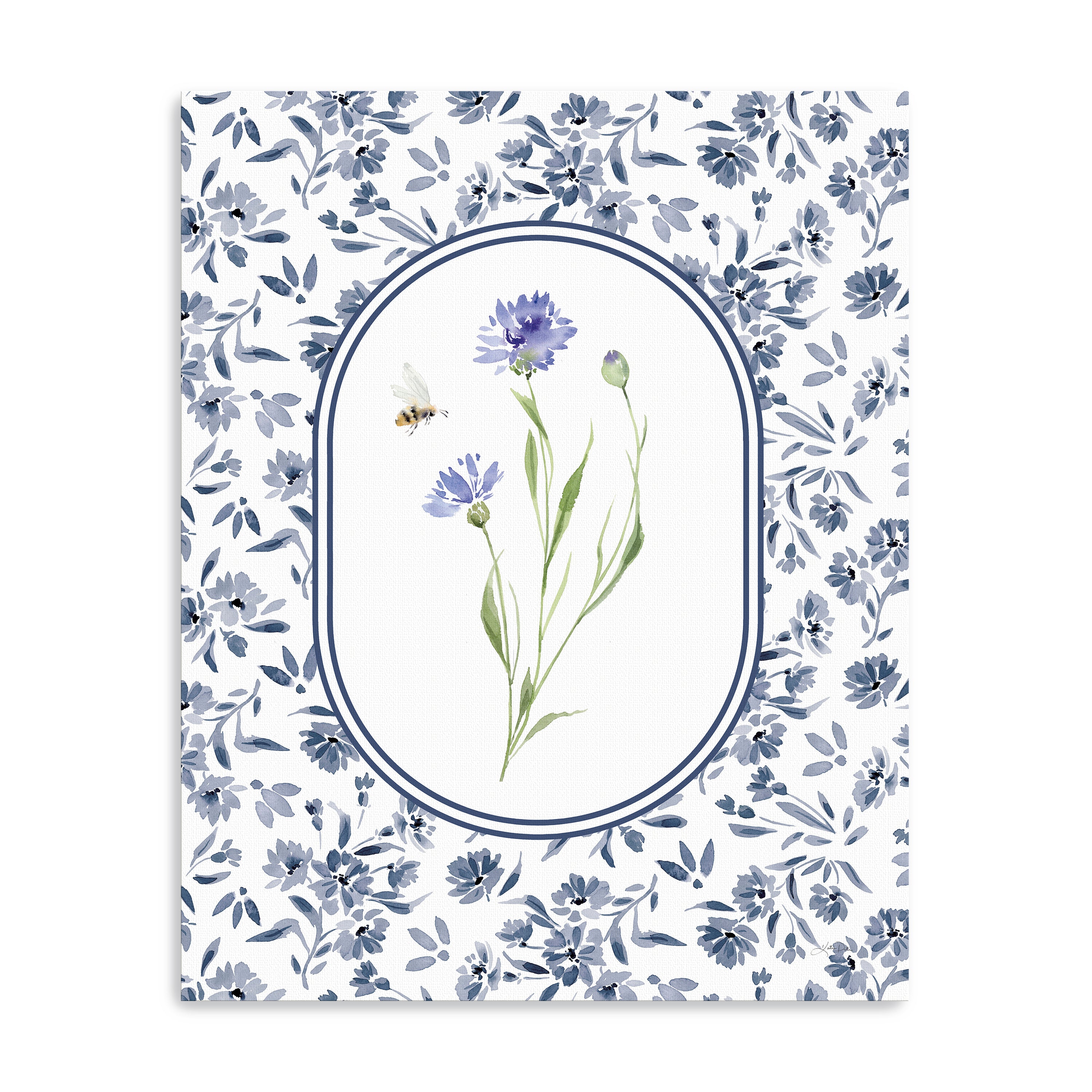 Spring Delft I Canvas Giclee