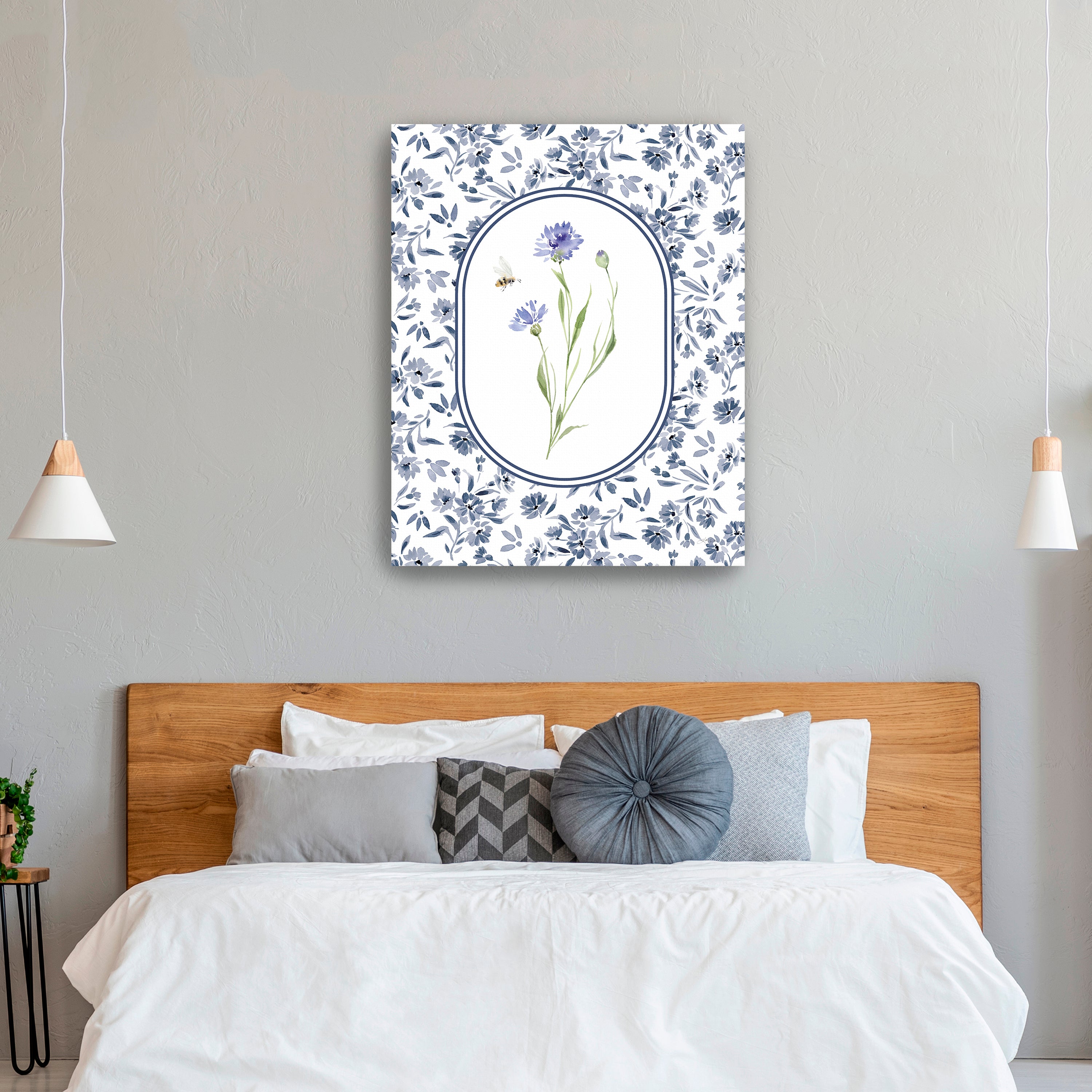 Spring Delft I Canvas Giclee
