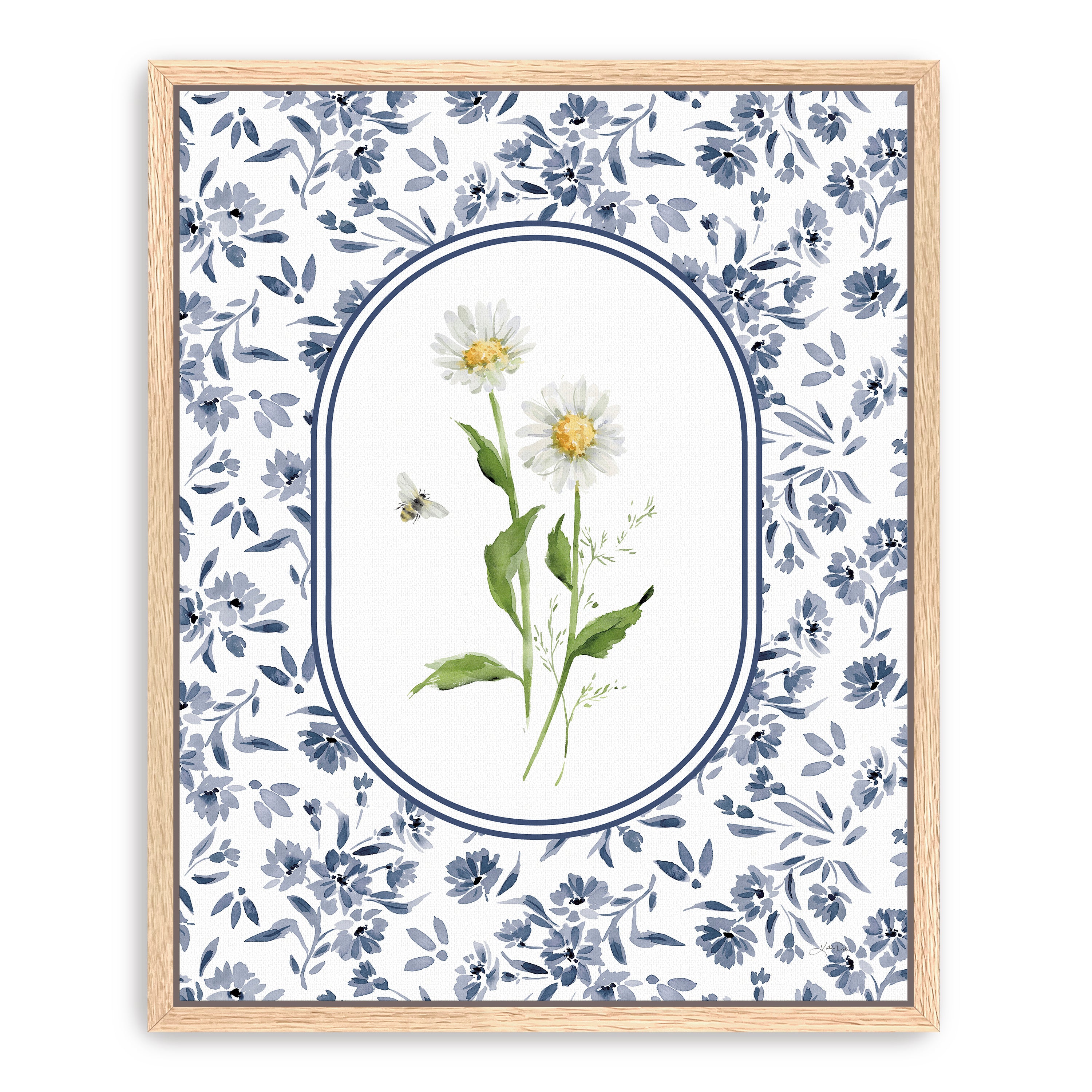 Spring Delft II Canvas Giclee