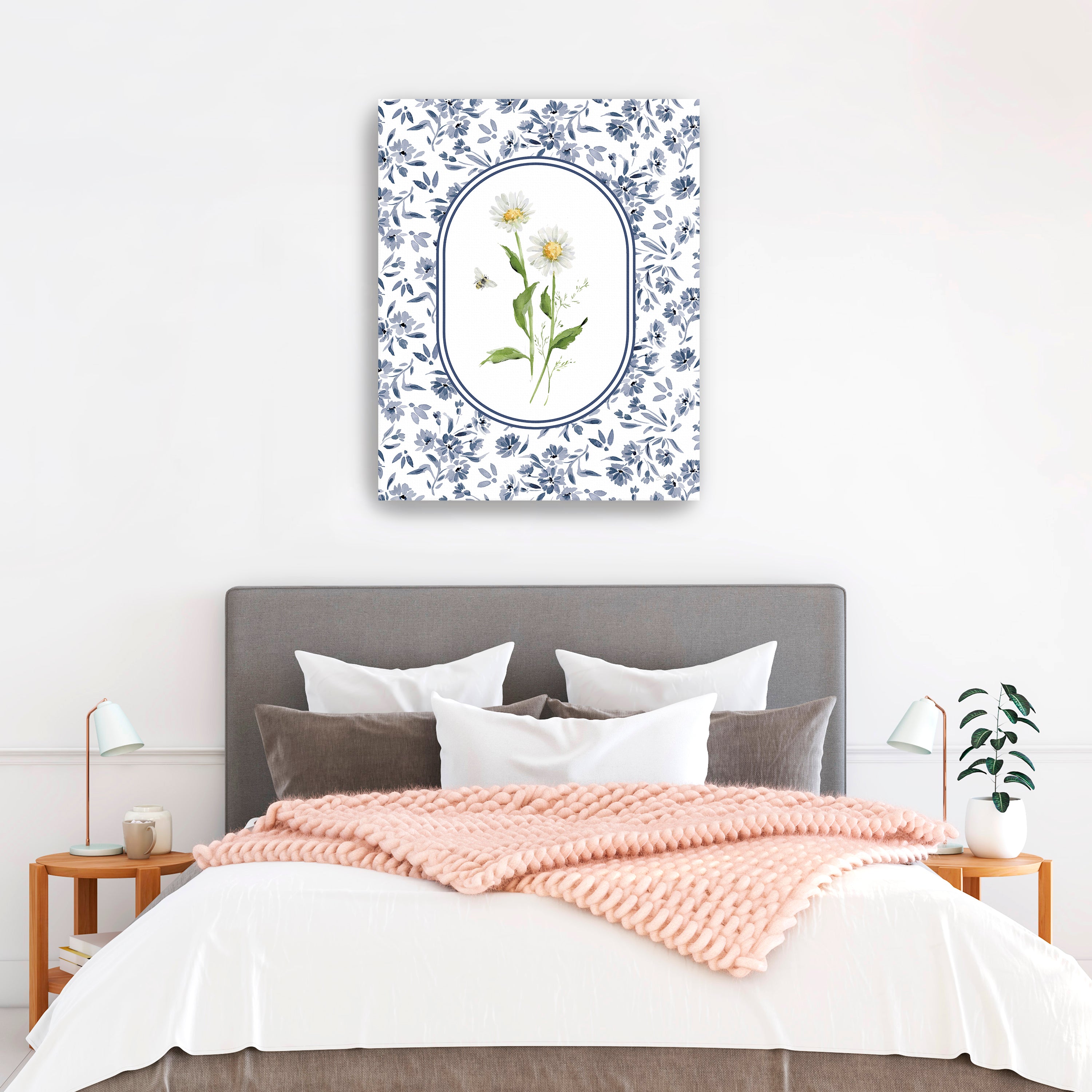 Spring Delft II Canvas Giclee
