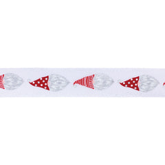 2.5" Gnome Pattern Polyester Ribbon (Set of 2)