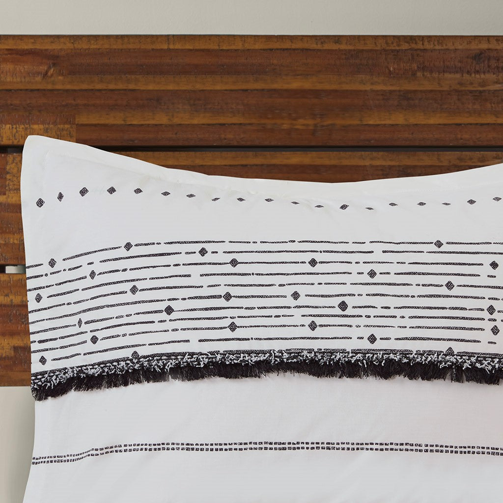Nea Cotton Printed Comforter Set with Trim
