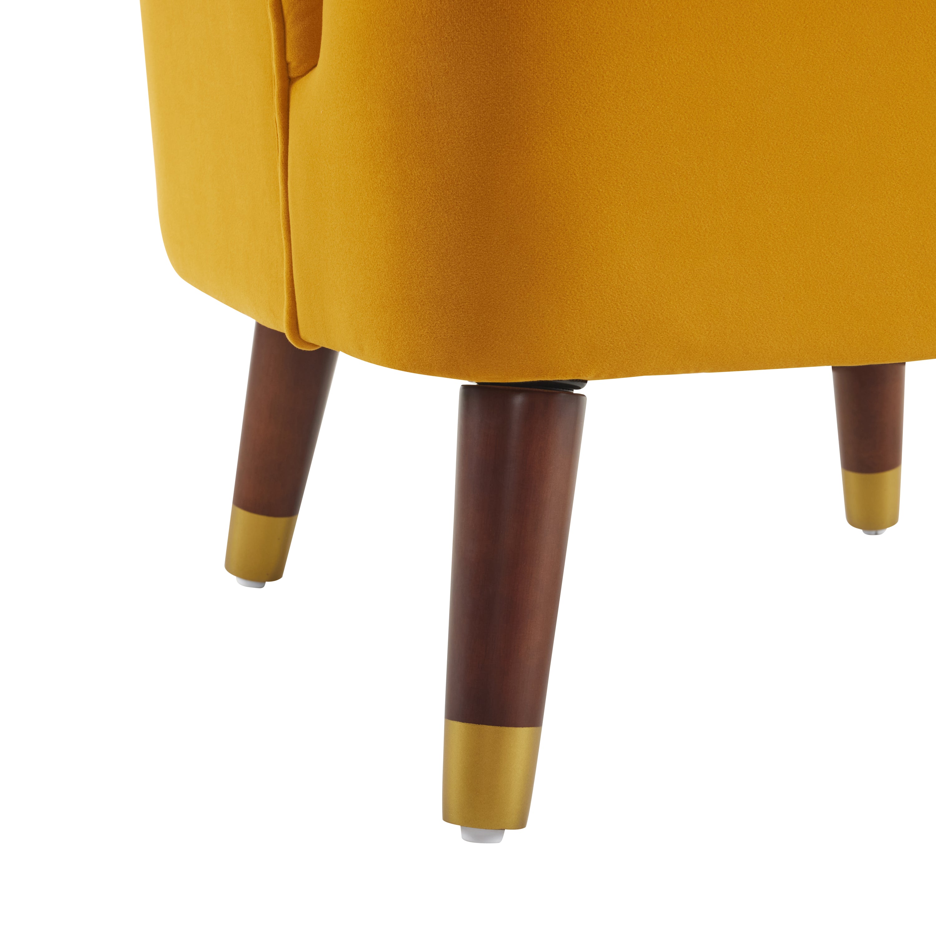 Upholstered Barrel Accent Chair