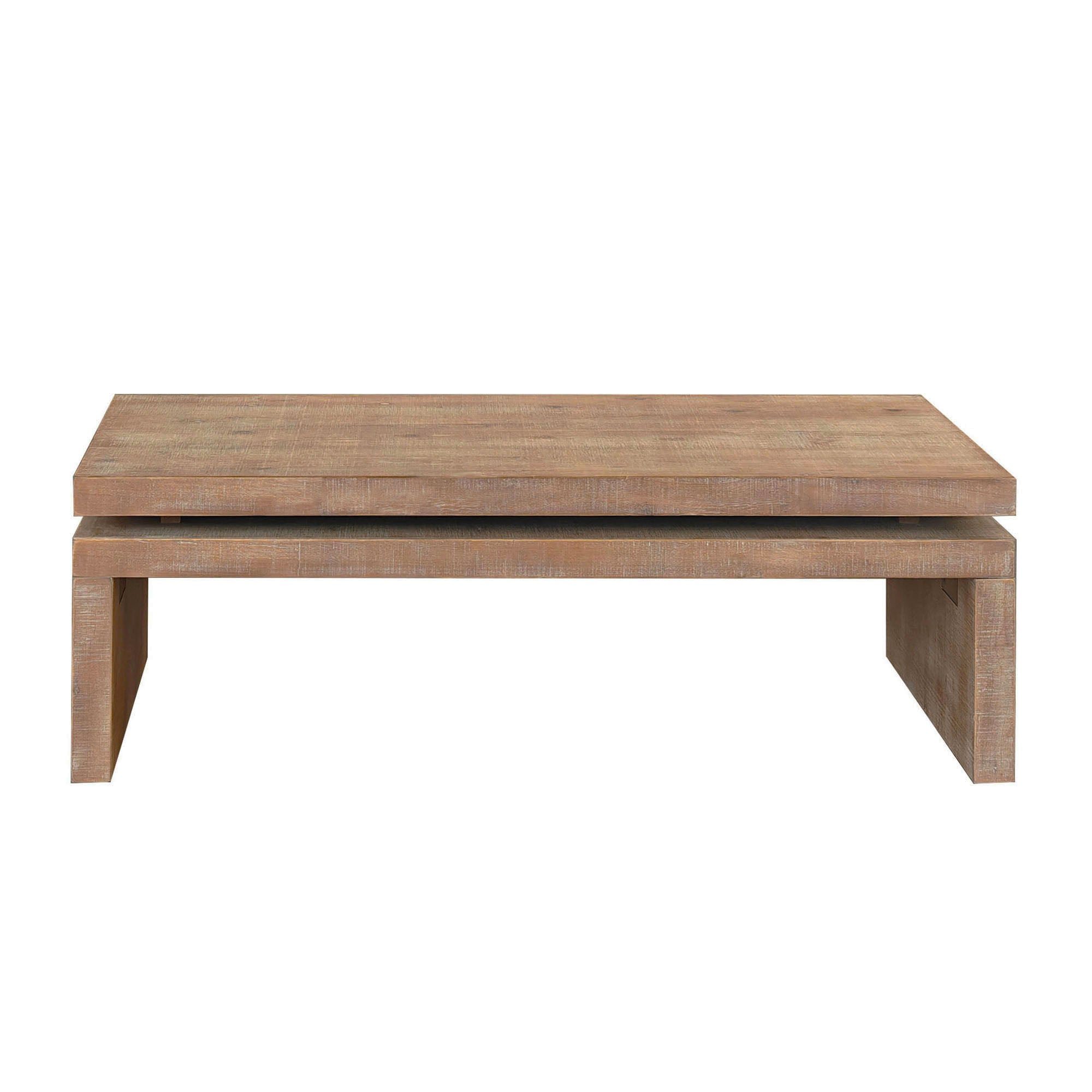 Modern Black Wood Coffee Table