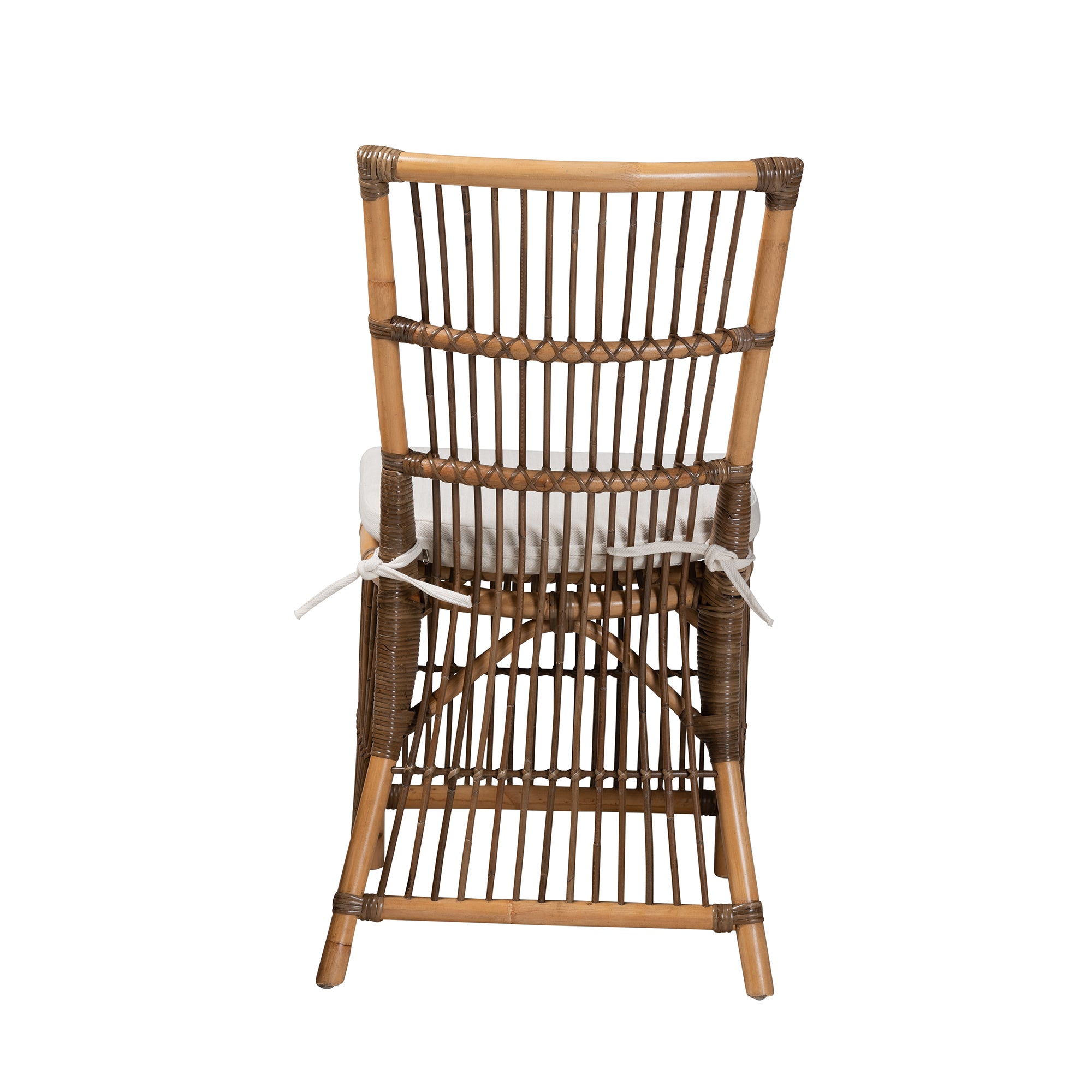 Iwan Upholstered Rattan Dining Chair