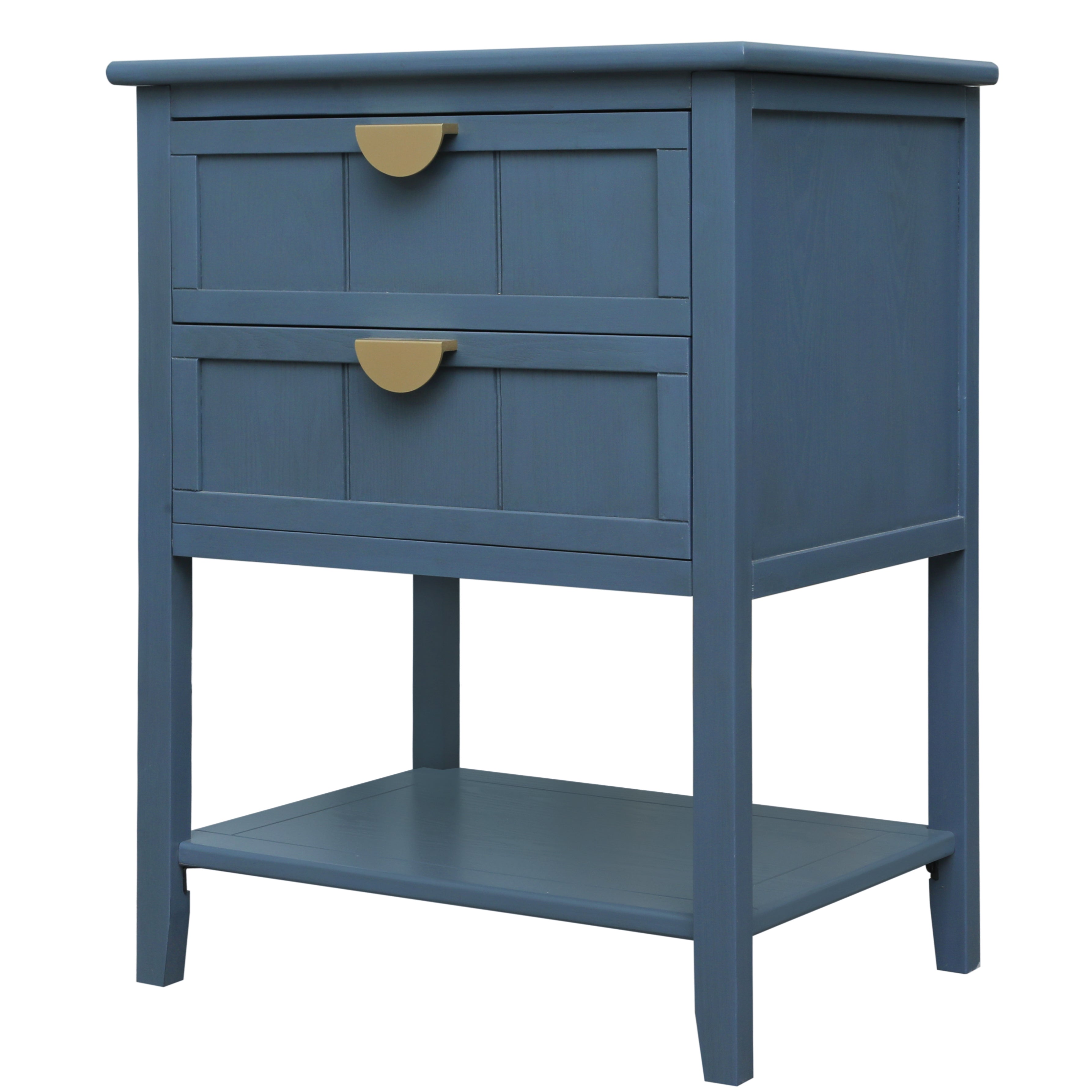 2 Drawer Side Table