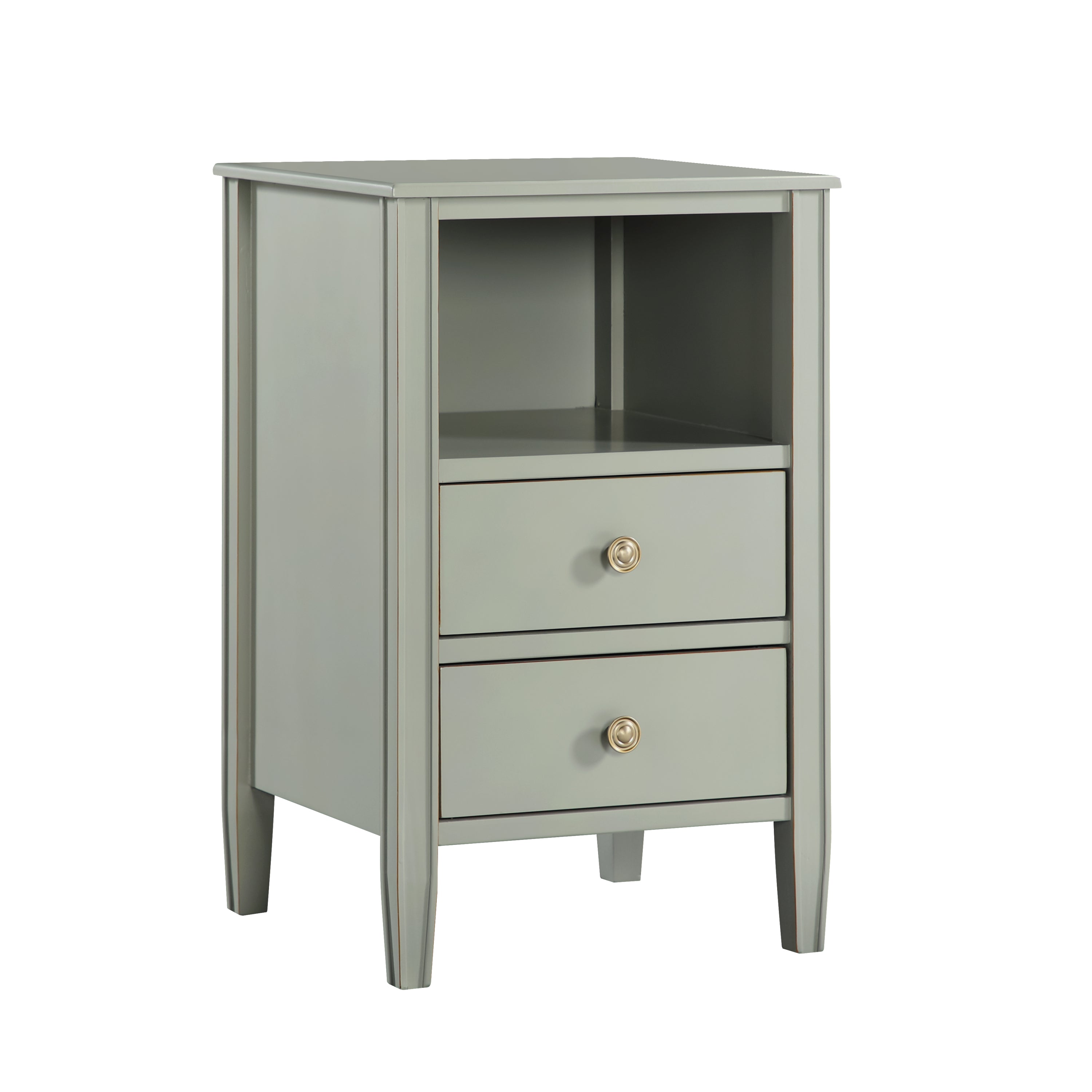 Winston 2-Drawer Storage Nightstand