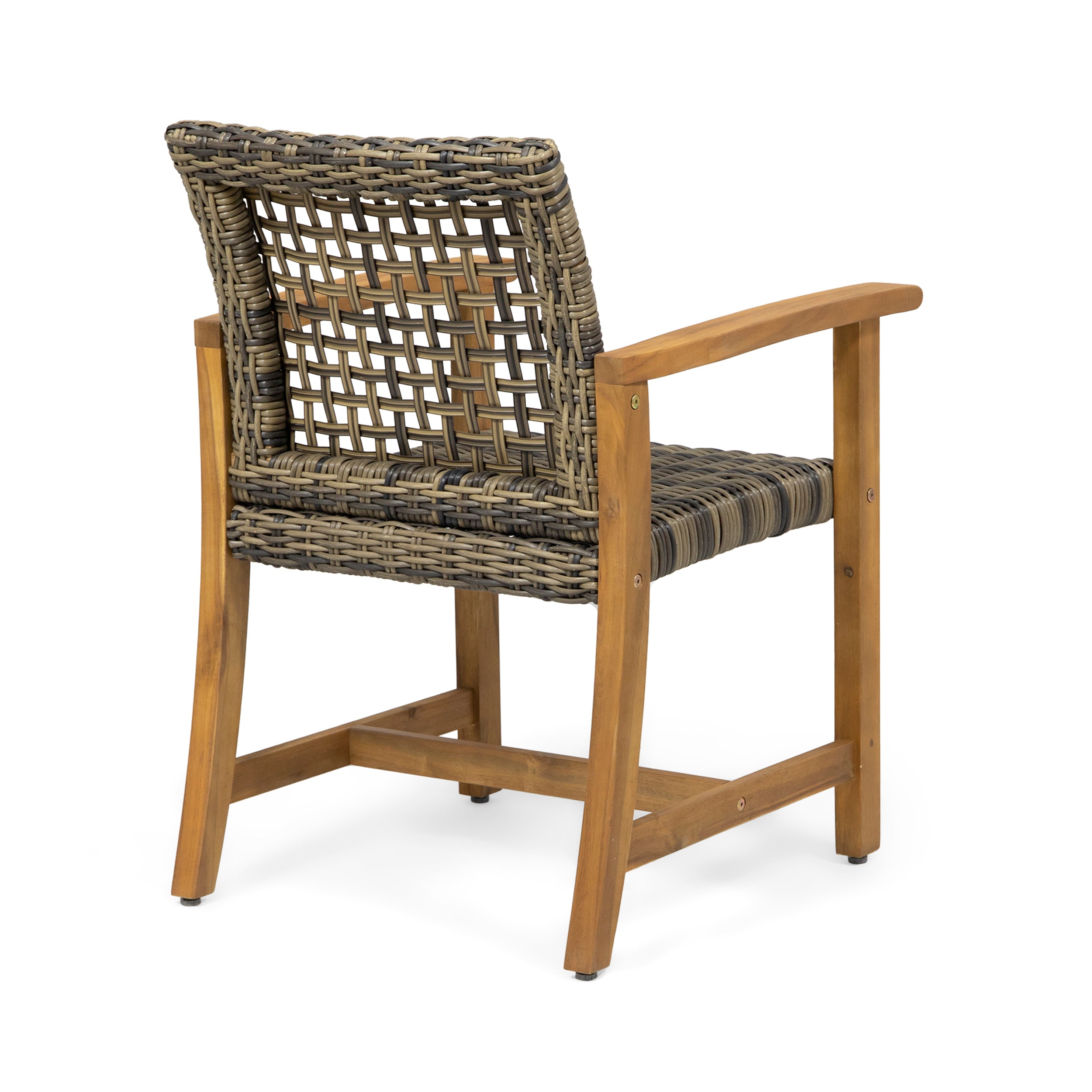 Hampton Outdoor Rattan Dining Chairs, Set of 2