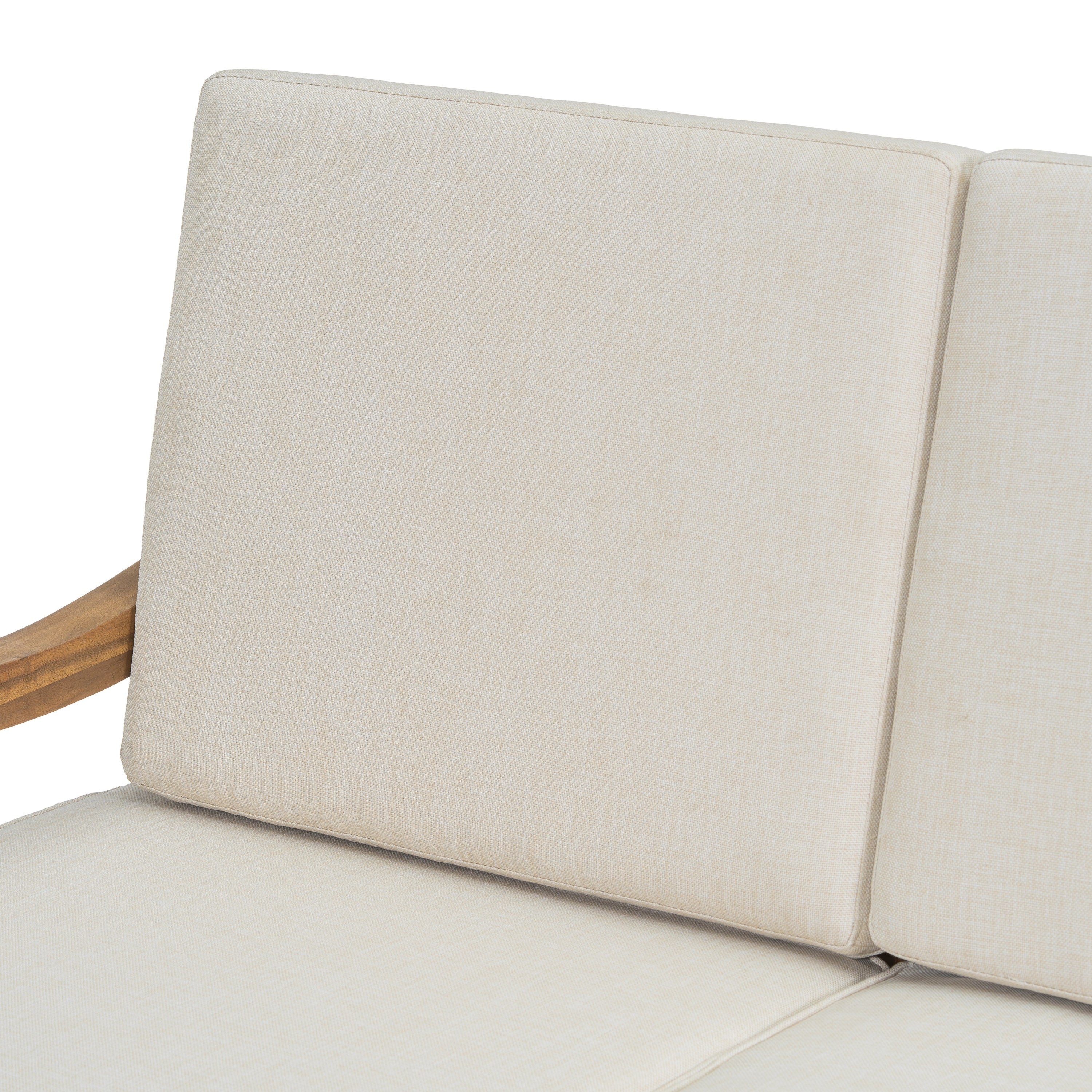 Islewood 2 Piece Acacia Wood Outdoor Loveseat & Coffee Table Set
