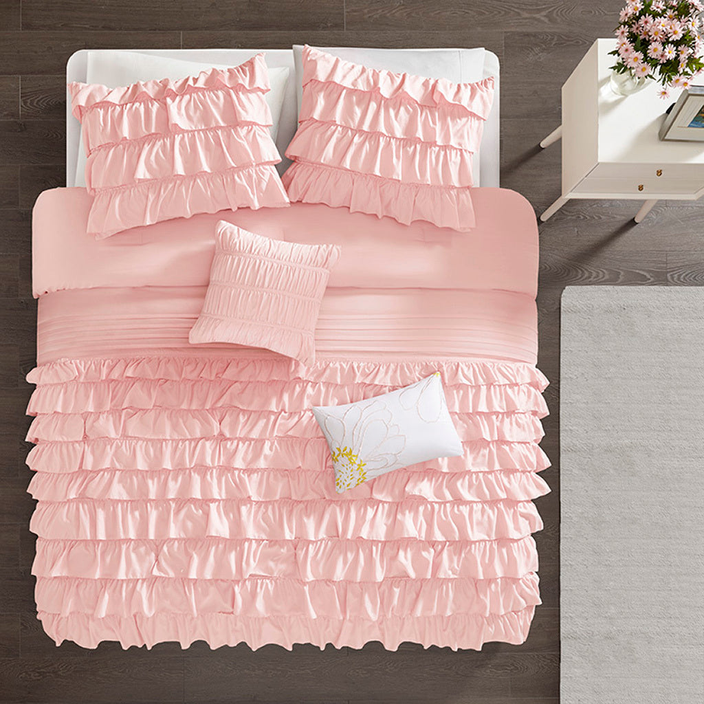 Intelligent Design Waterfall Ruffle Comforter - Thumbnail 3