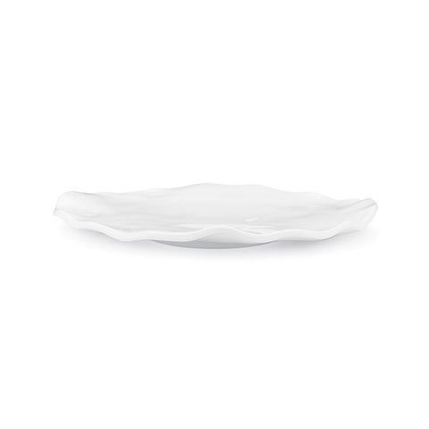 Ruffle 14" x 10" Small Outdoor Oval Platter