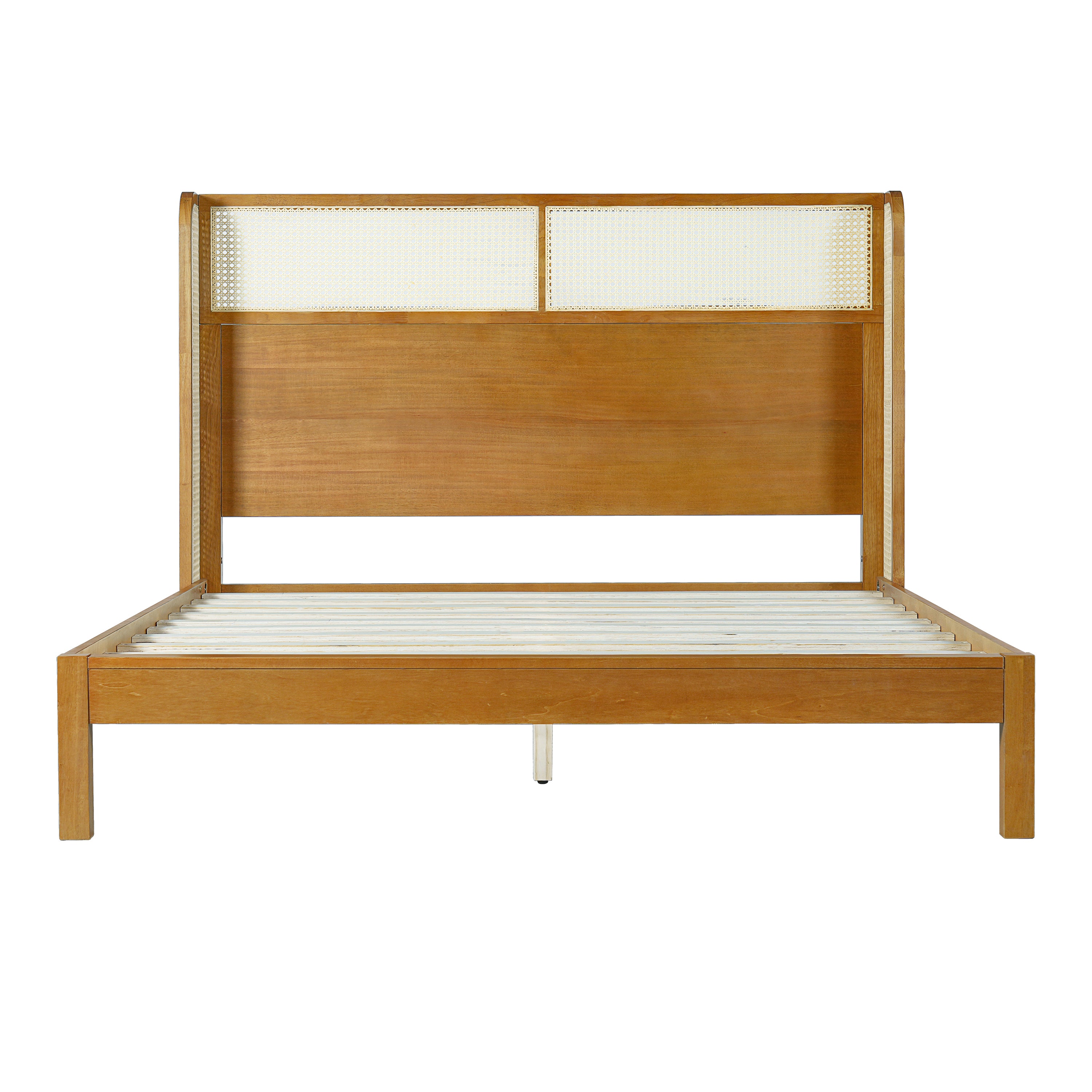 Premium Rubber Wood Platform Bed Frame