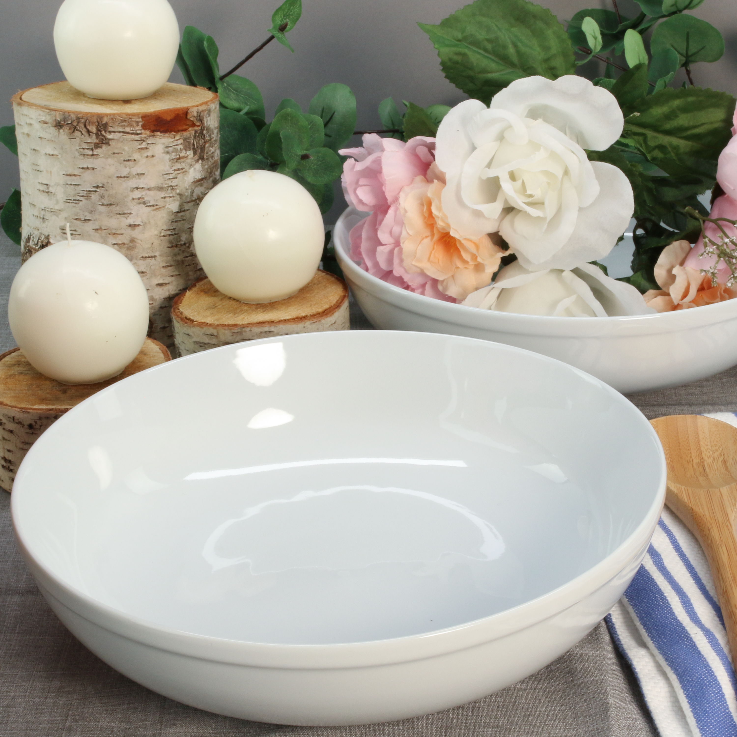 Round Serving Bowl, Set of 2