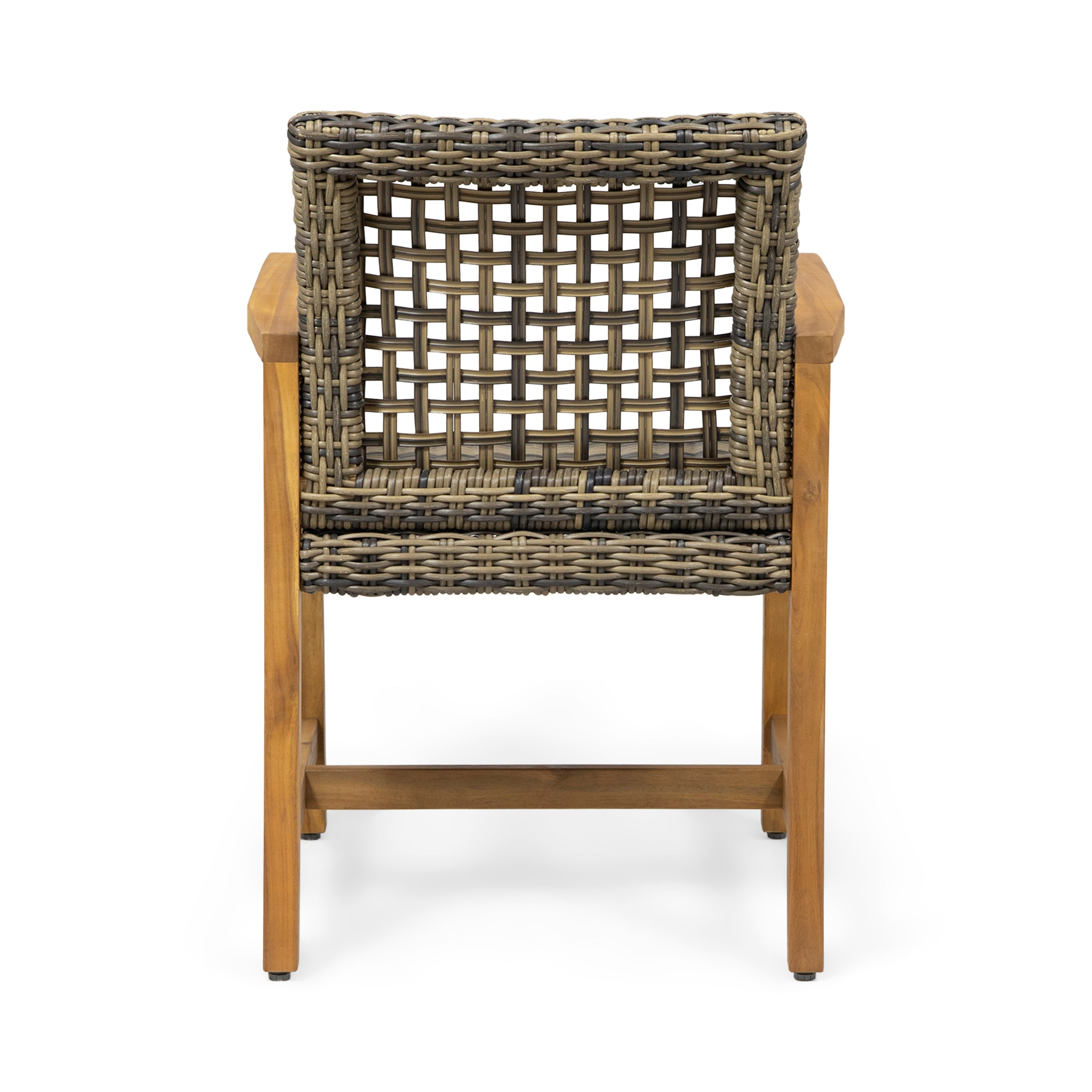 Hampton Outdoor Rattan Dining Chairs, Set of 2