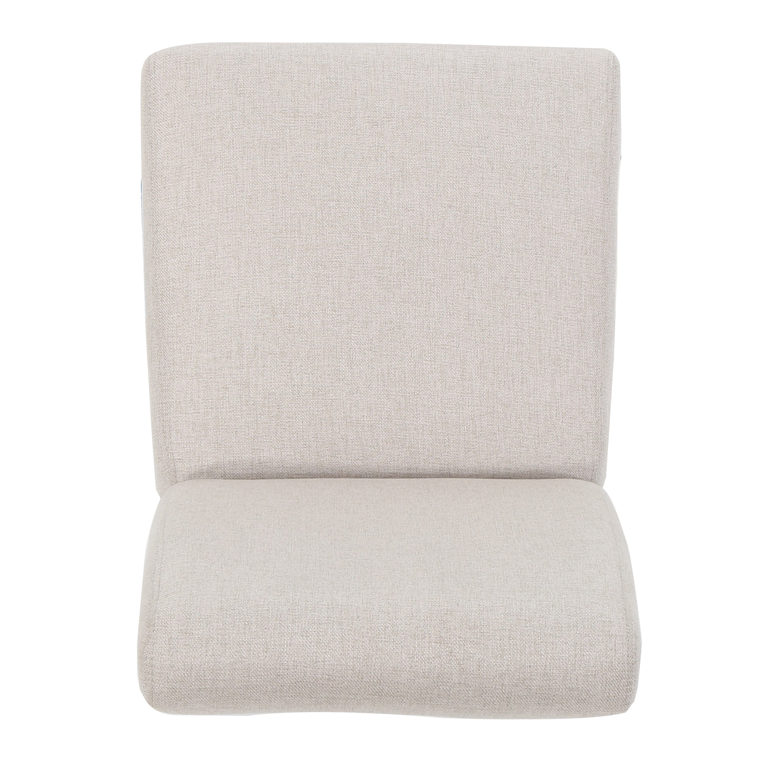 25" Contemporary Upholstered Counter Stools with Nailhead Trim, Set of 2