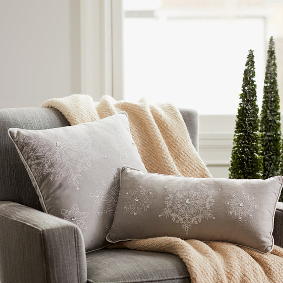 Bead-Embroidered-Snowflake-Pillow-(set-of-2)-textiles