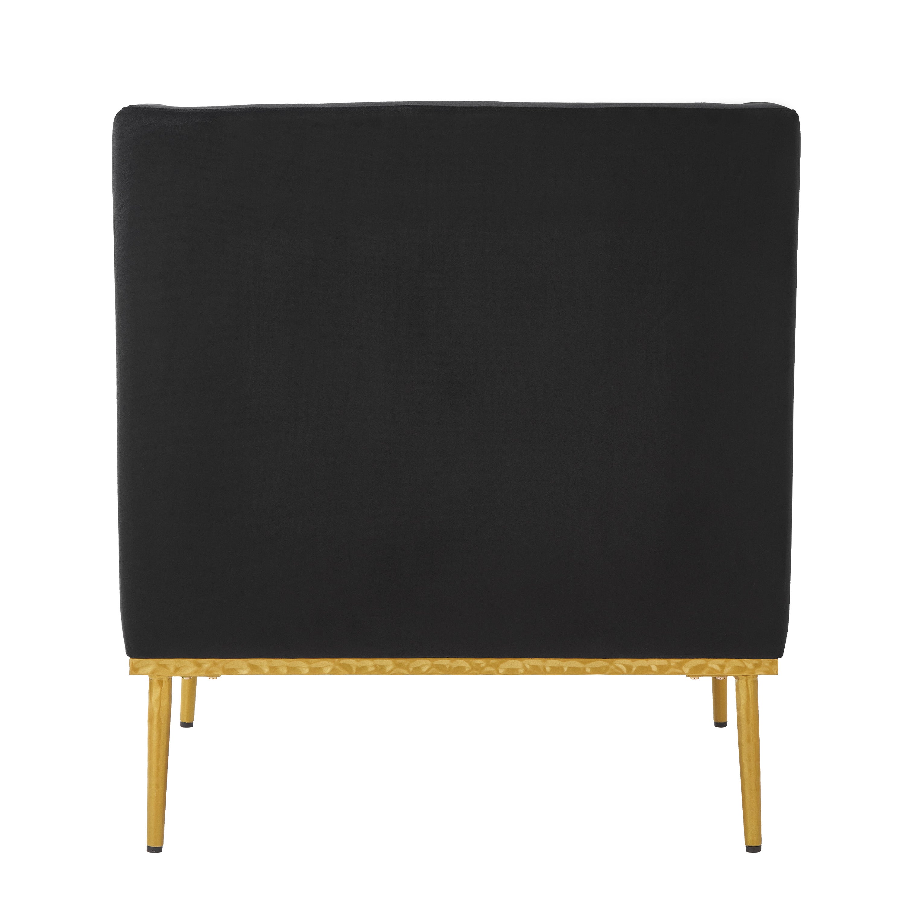 Modern Armchair Velvet Accent Chair Reading Chair Single Sofa Chair for Living Room, Bedroom, or Reading Corner, Beige