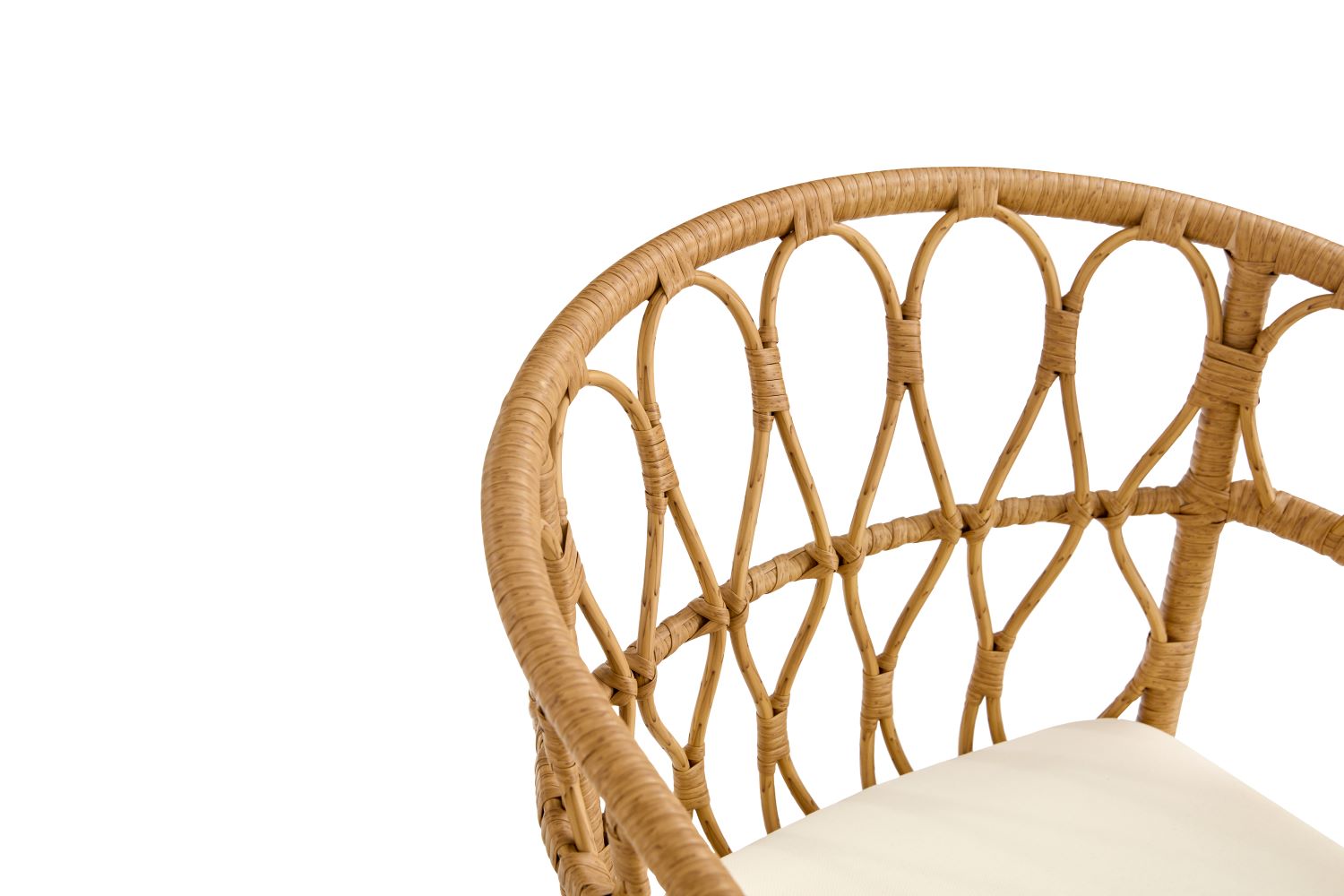 Sapphira 5-Piece Outdoor Dining Set with Seat Cushion and Round Table Top