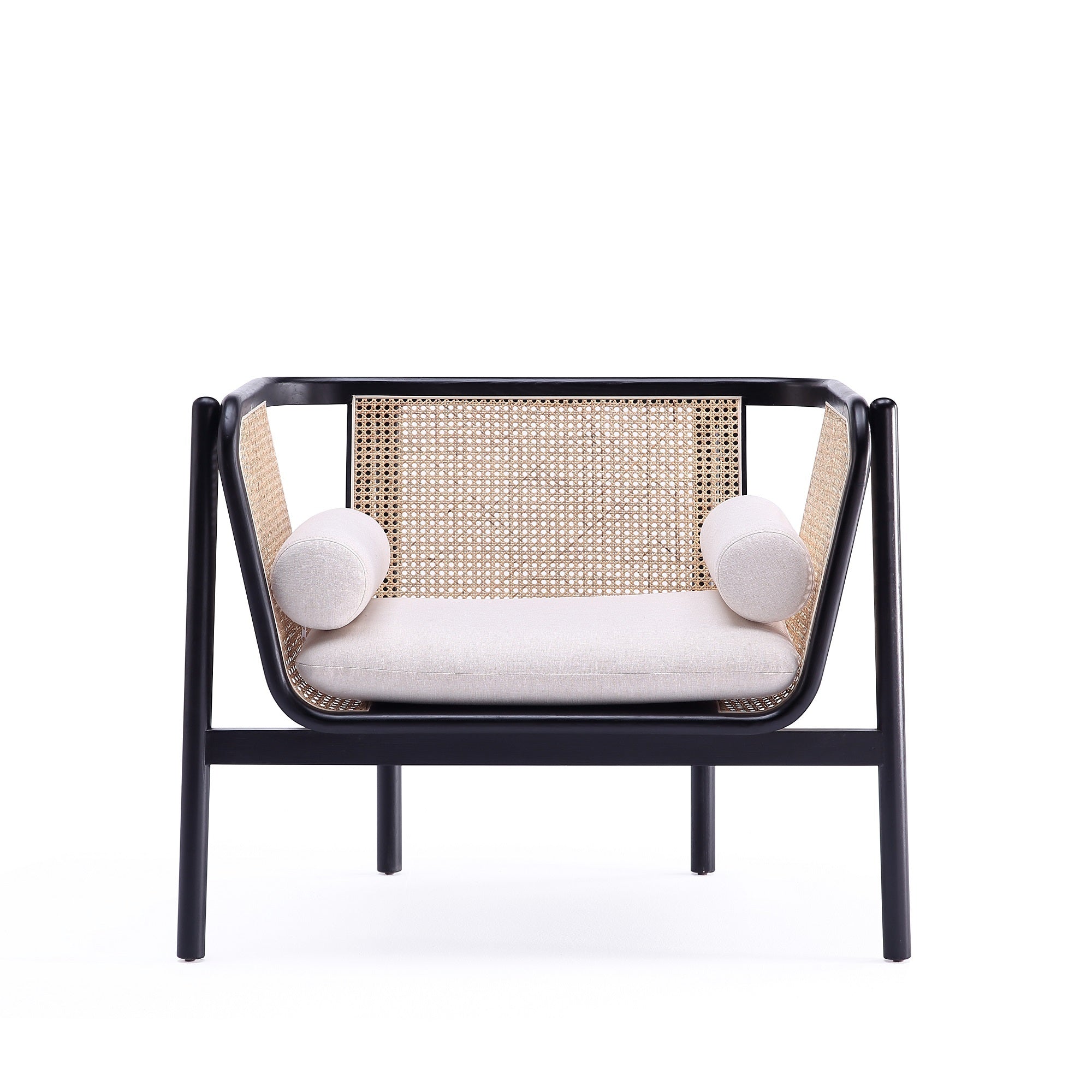 Rowan Mixed Material Accent Chair