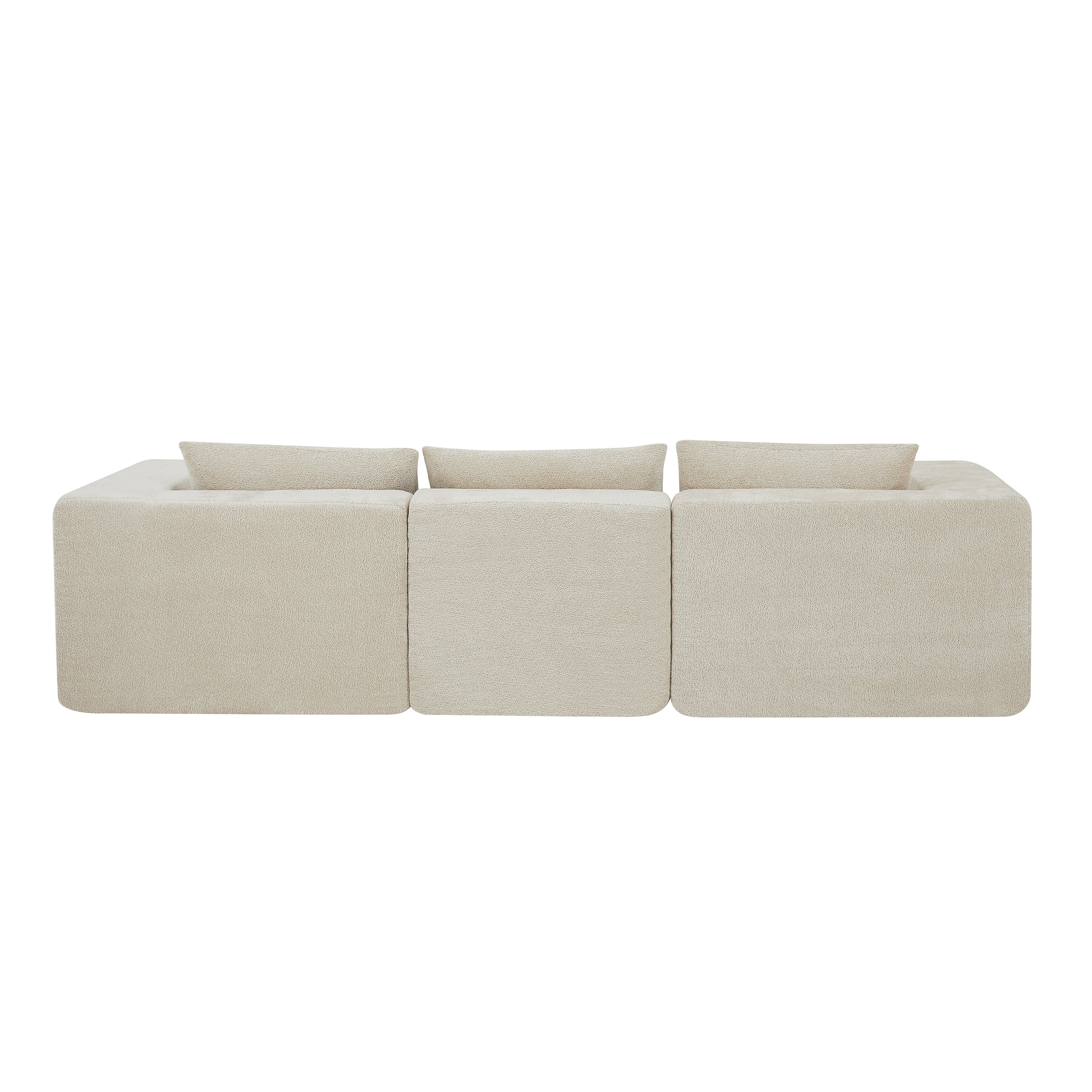 107" Compressed Sectional Sofa