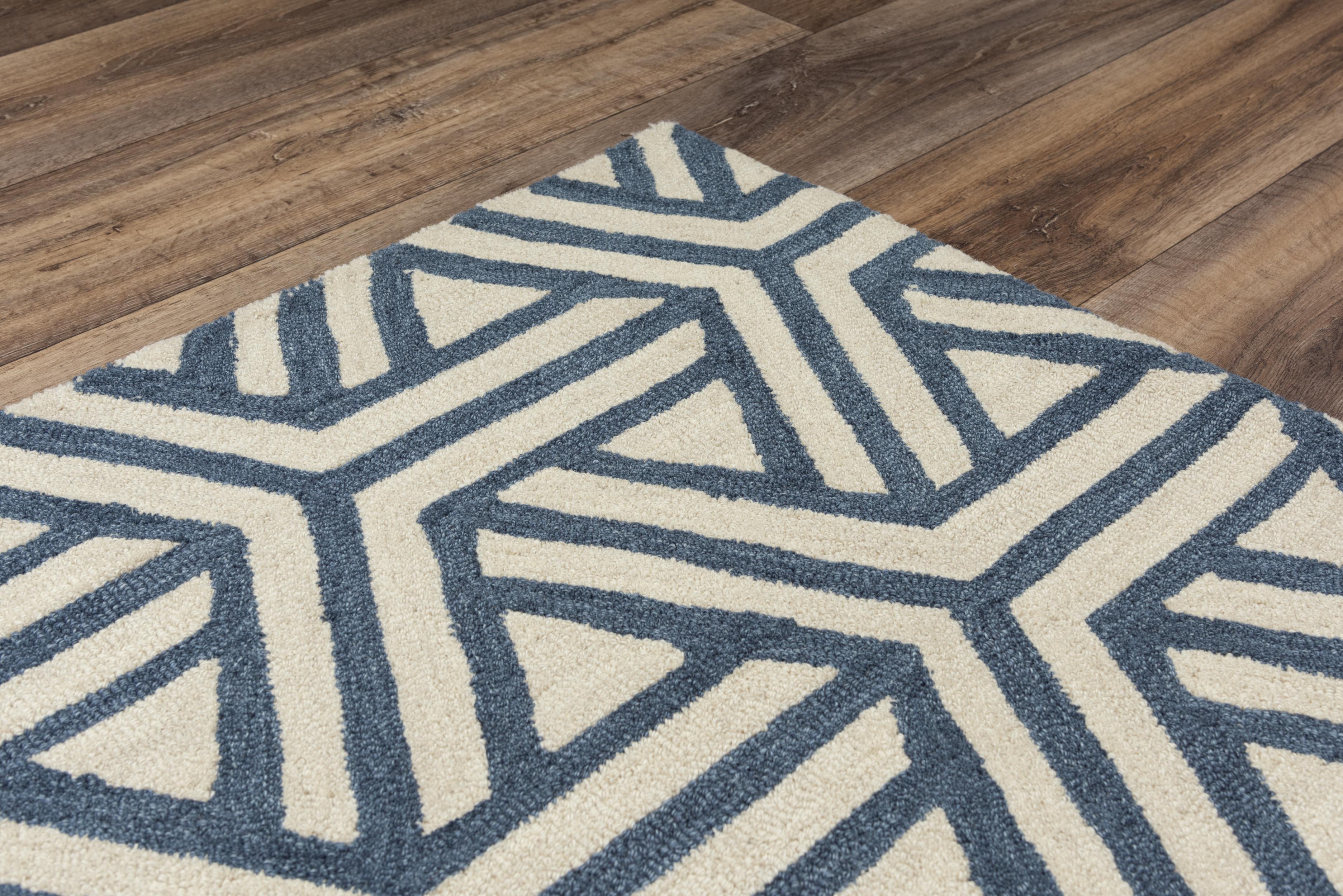 Hand Tufted 100% Wool Geometric Area Rug – Pier 1