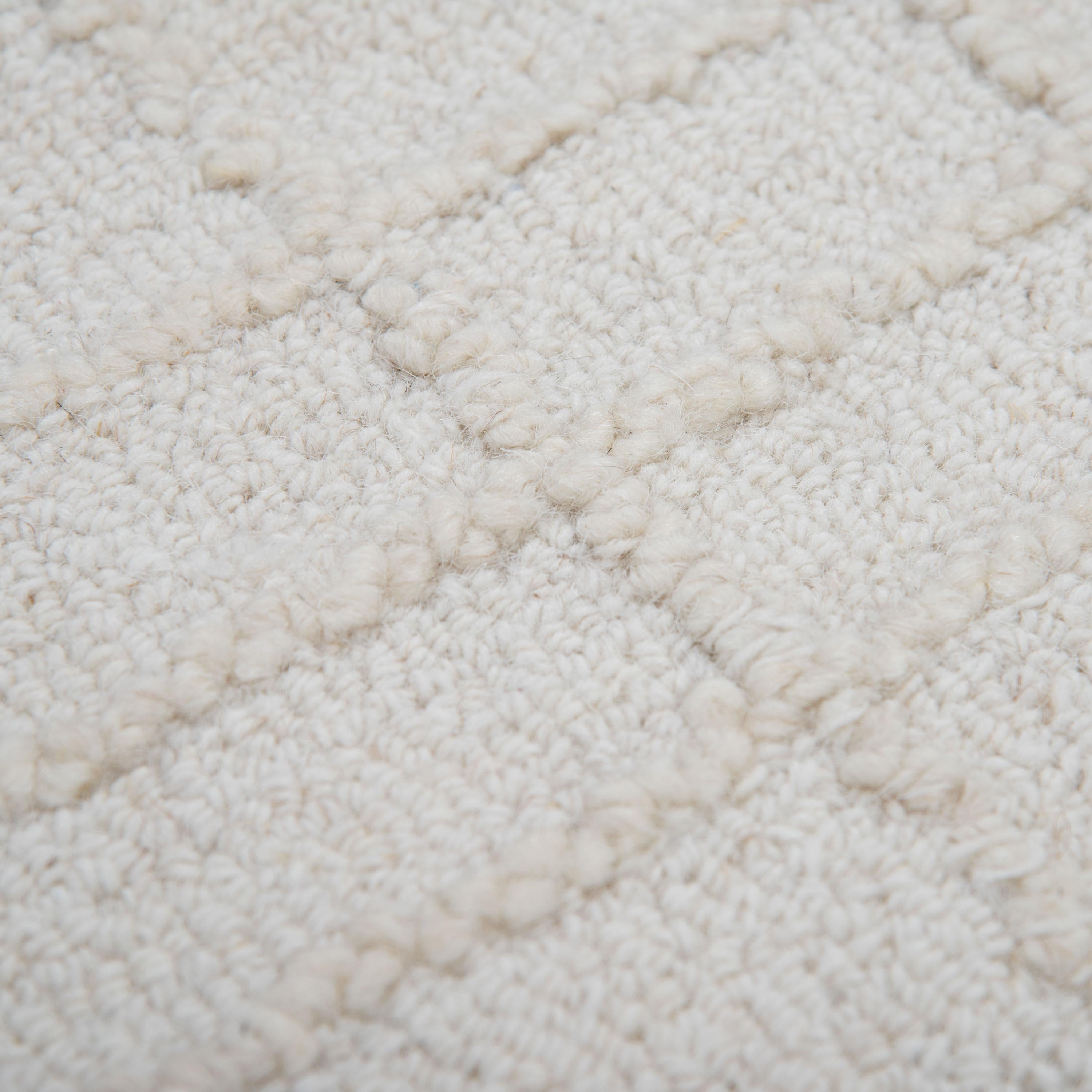 Contemporary Hand Tufted 100% Wool Geometric Area Rug
