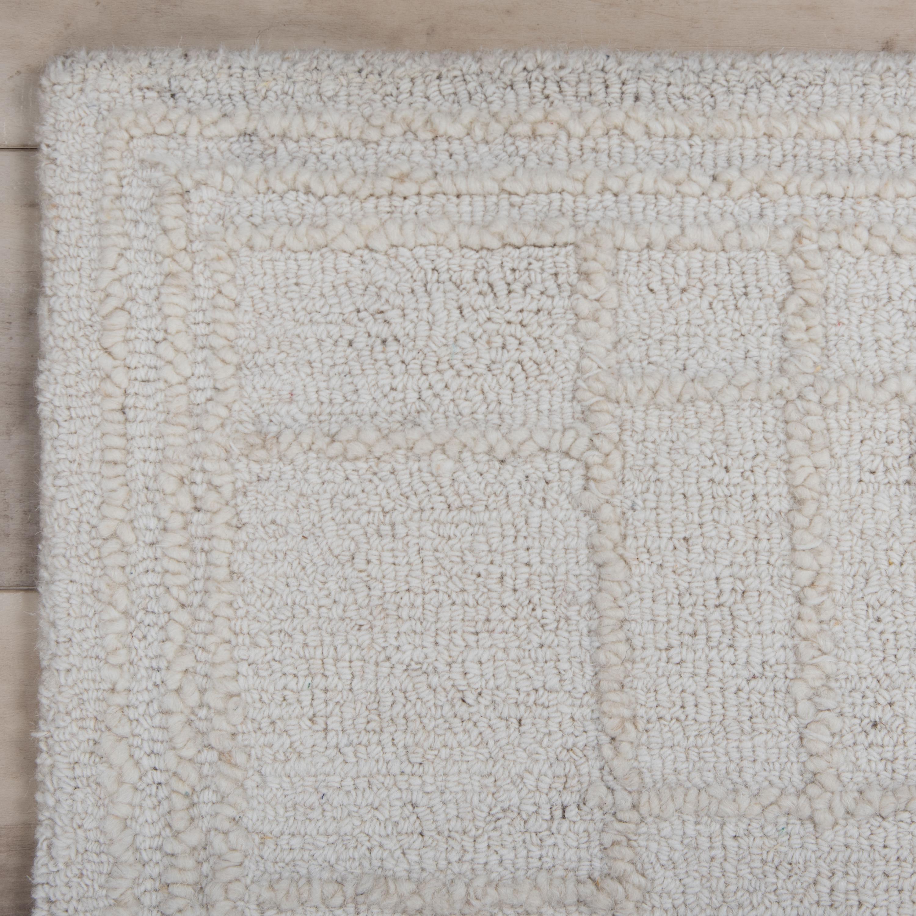 Contemporary Hand Tufted 100% Wool Geometric Area Rug