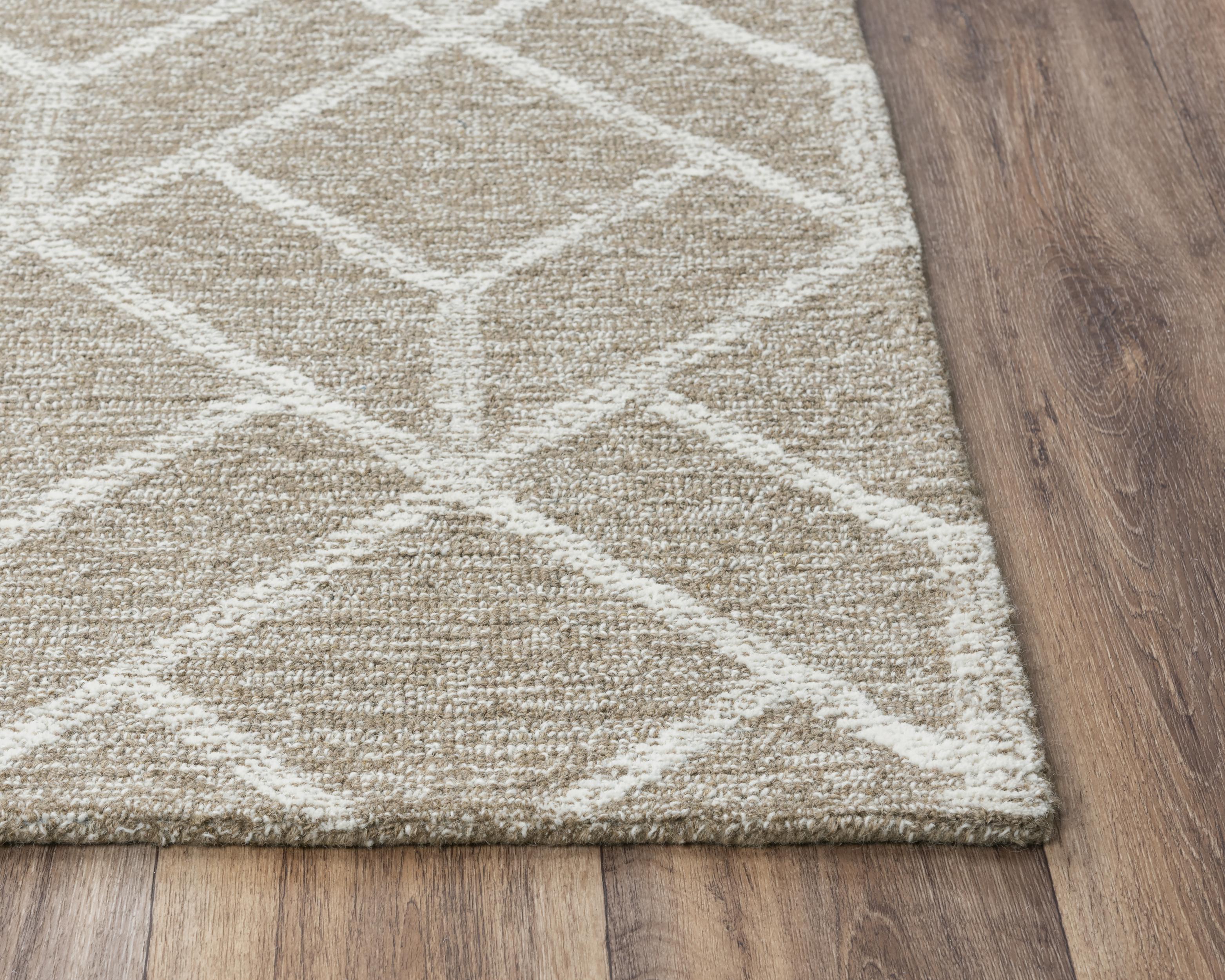Avondale Hand Tufted 100% Wool Geometric Area Rug