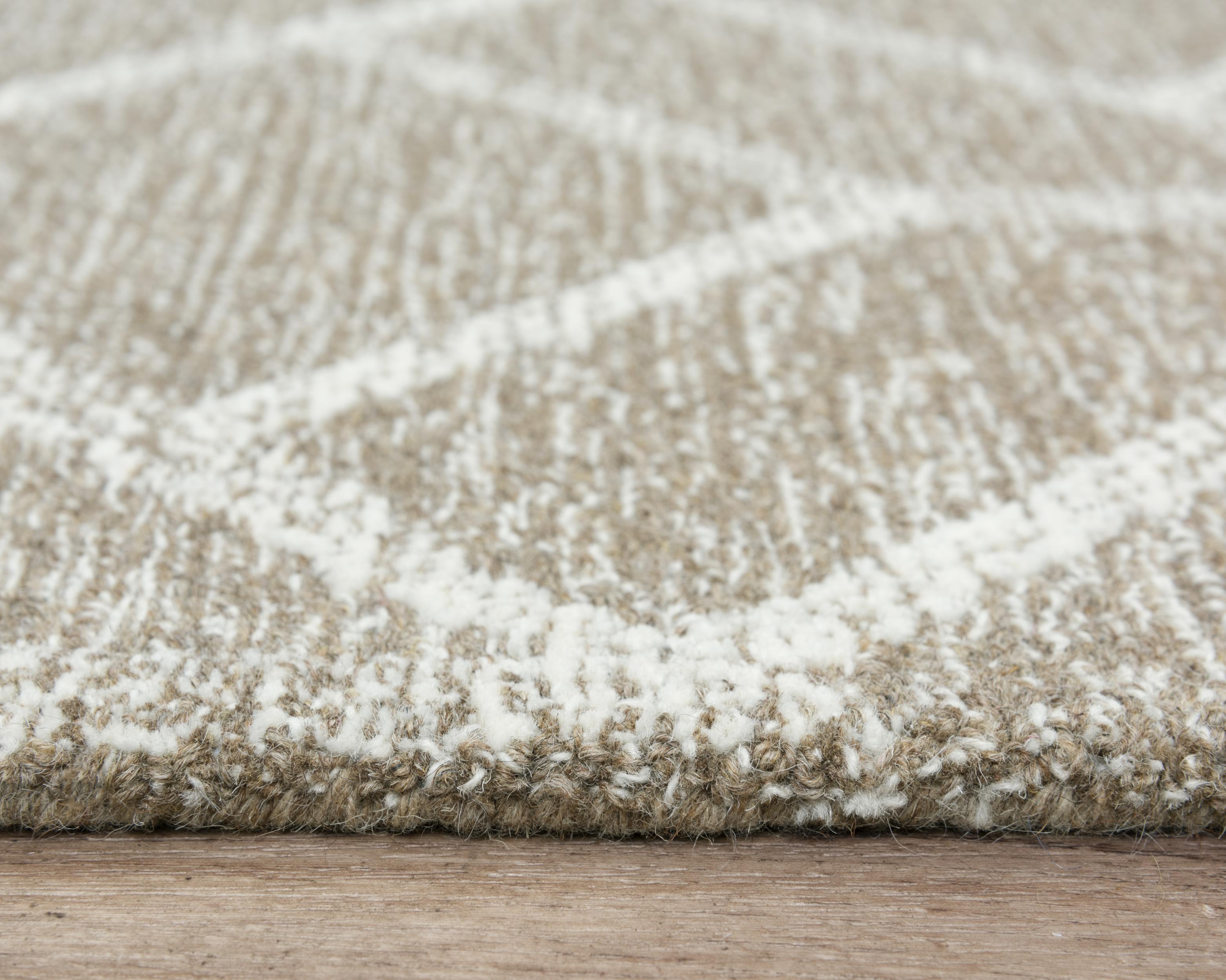 Avondale Hand Tufted 100% Wool Geometric Area Rug