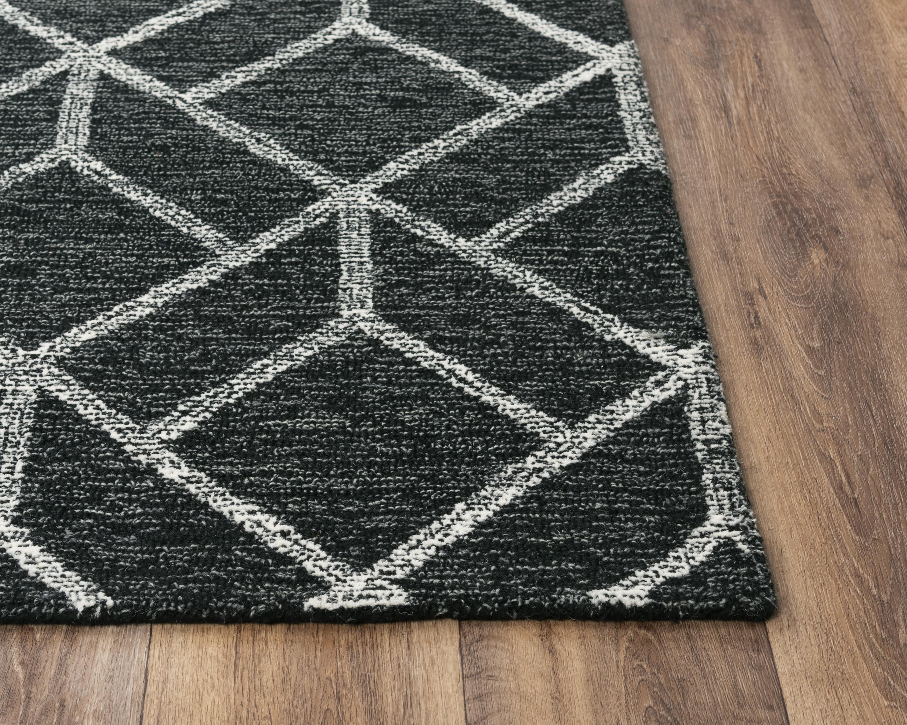 Avondale Hand Tufted 100% Wool Geometric Area Rug
