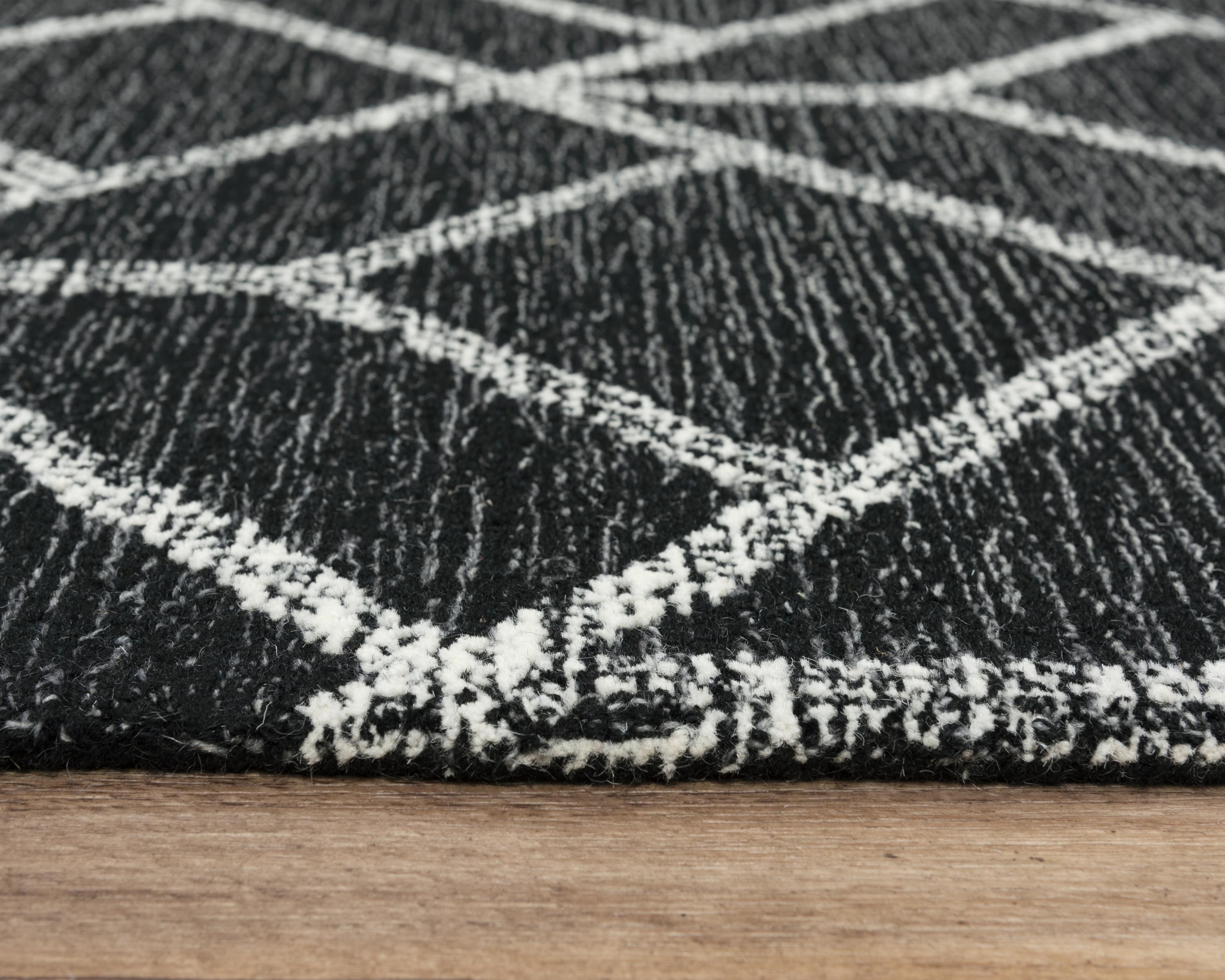 Avondale Hand Tufted 100% Wool Geometric Area Rug
