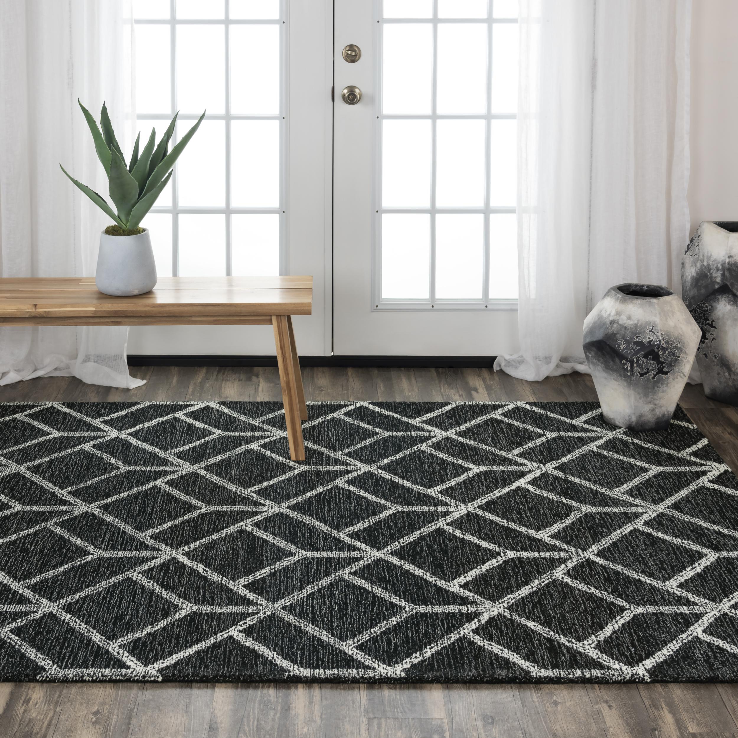 Avondale Hand Tufted 100% Wool Geometric Area Rug