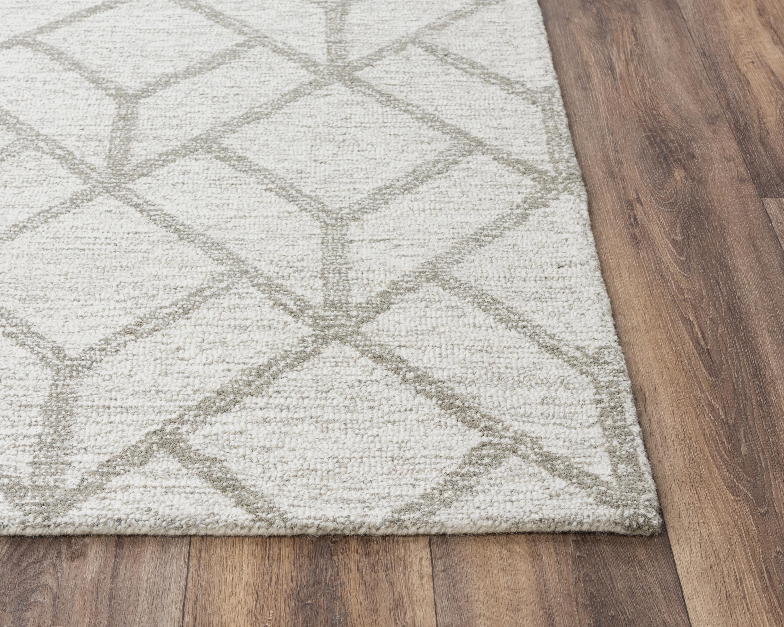 Avondale Hand Tufted 100% Wool Geometric Area Rug