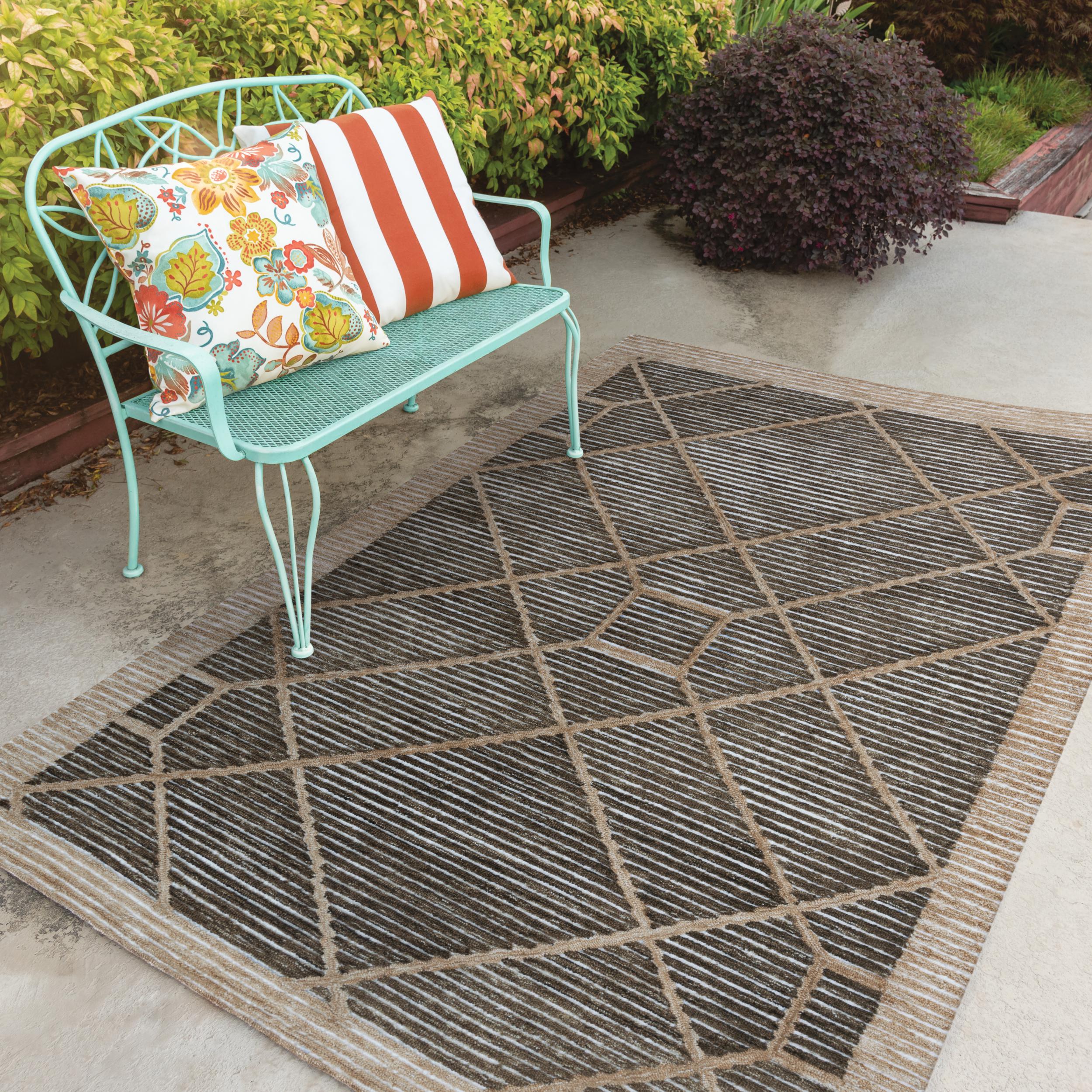 Vista Hand-Tufted Geometric Indoor/Outdoor Area Rug