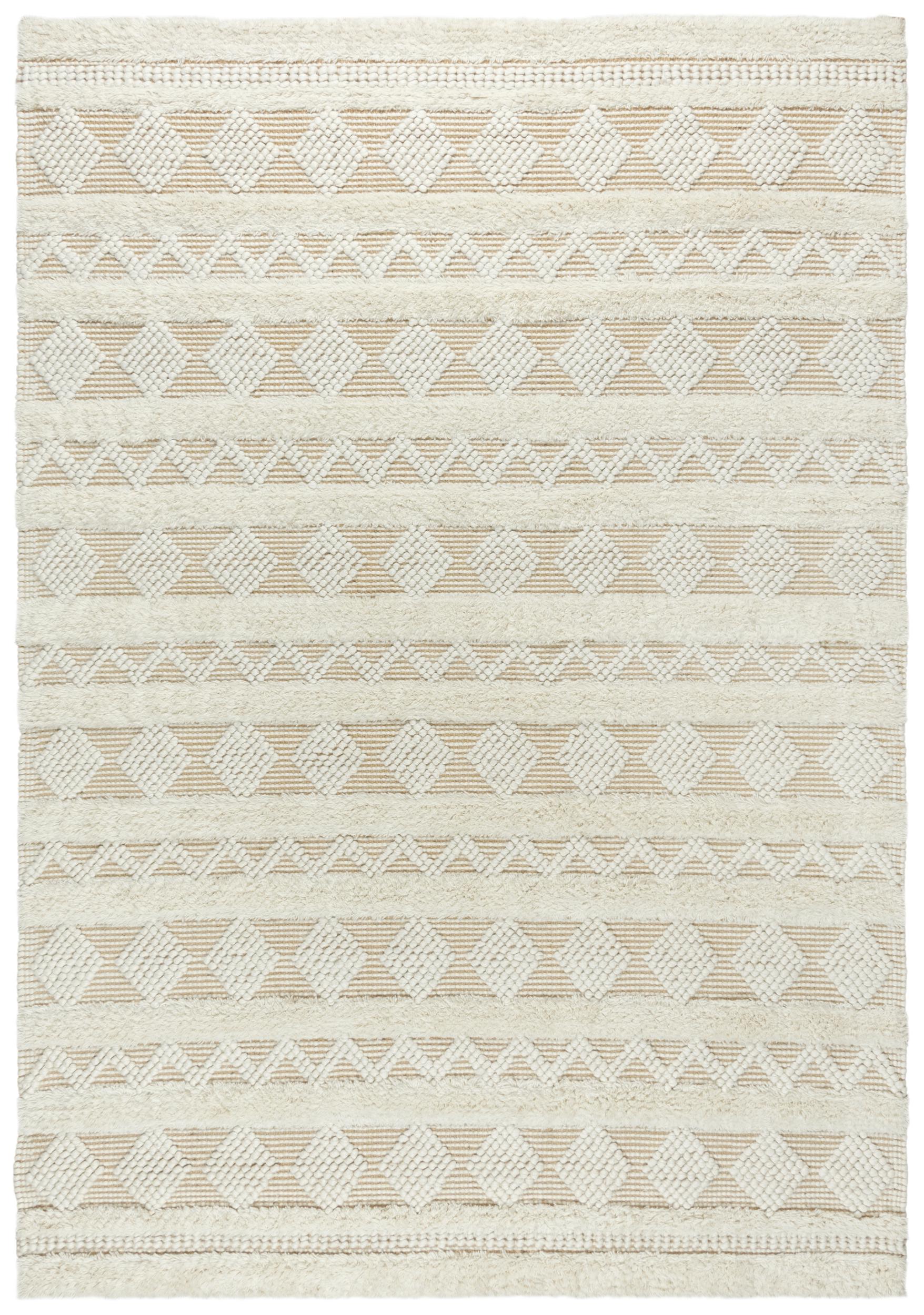 Hand Woven 100% Jute Geometric/Boho Area Rug