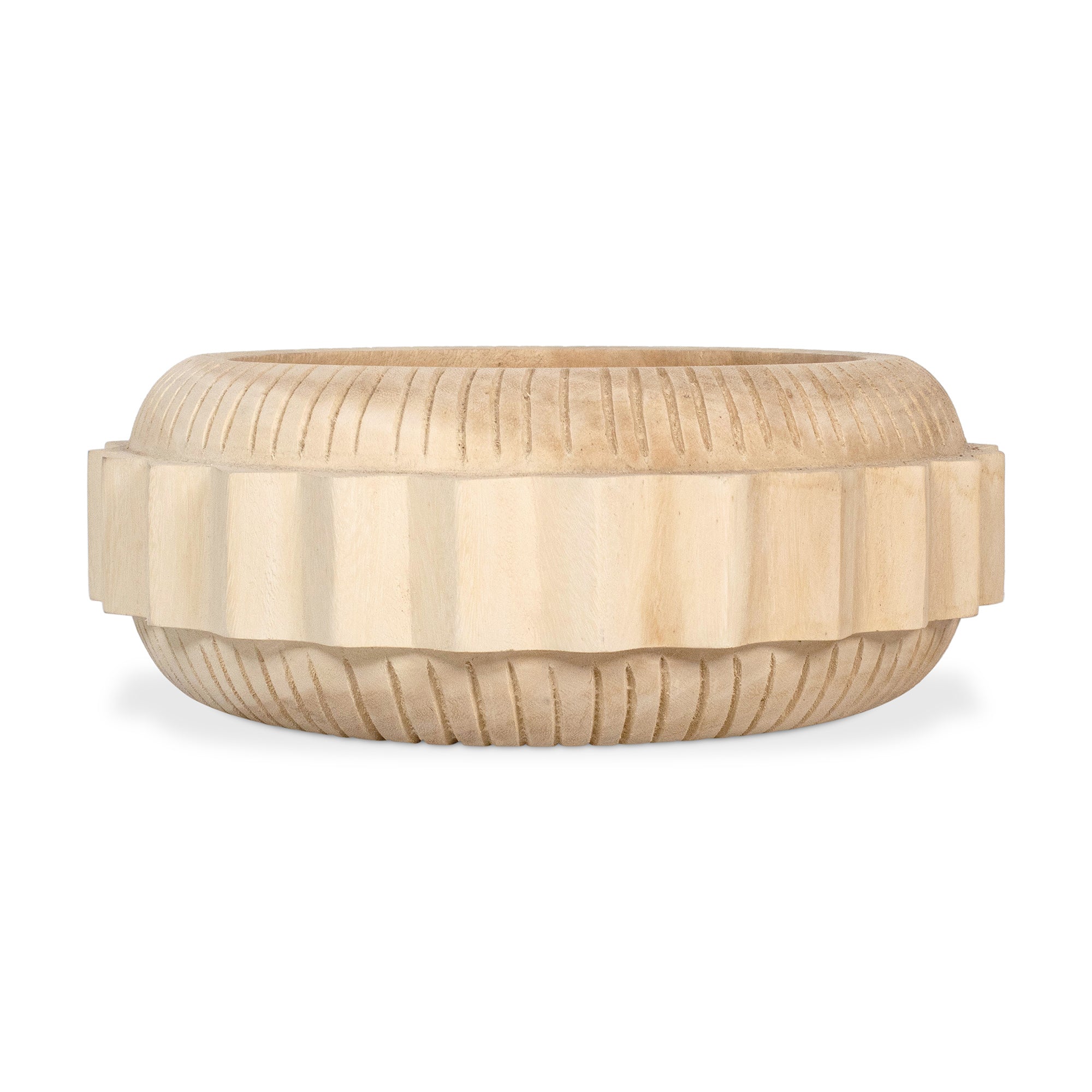 Dialah Carved Wooden Bowl