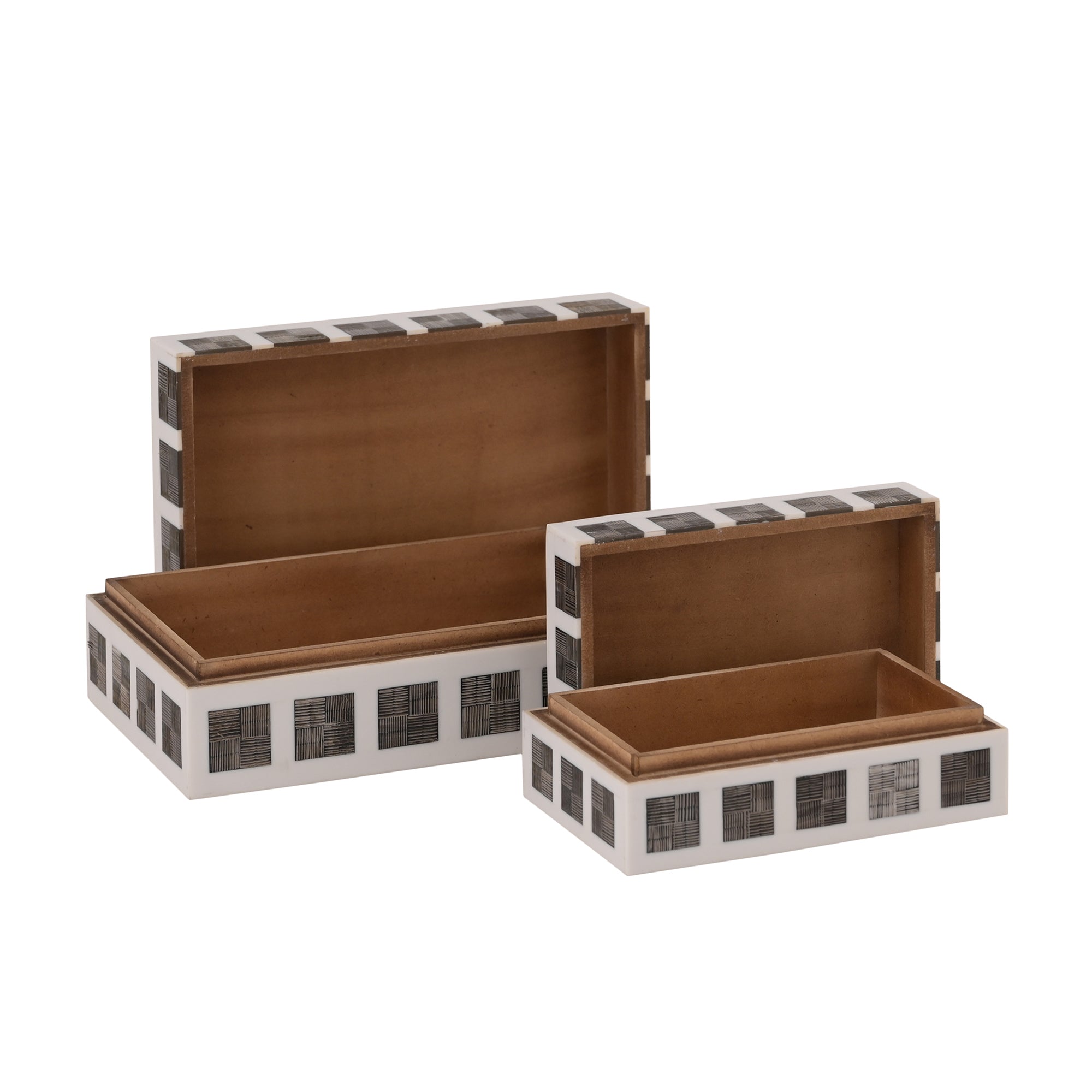 Pier 1 Cassia Carved Horn Decorative Nesting Box - Thumbnail 3
