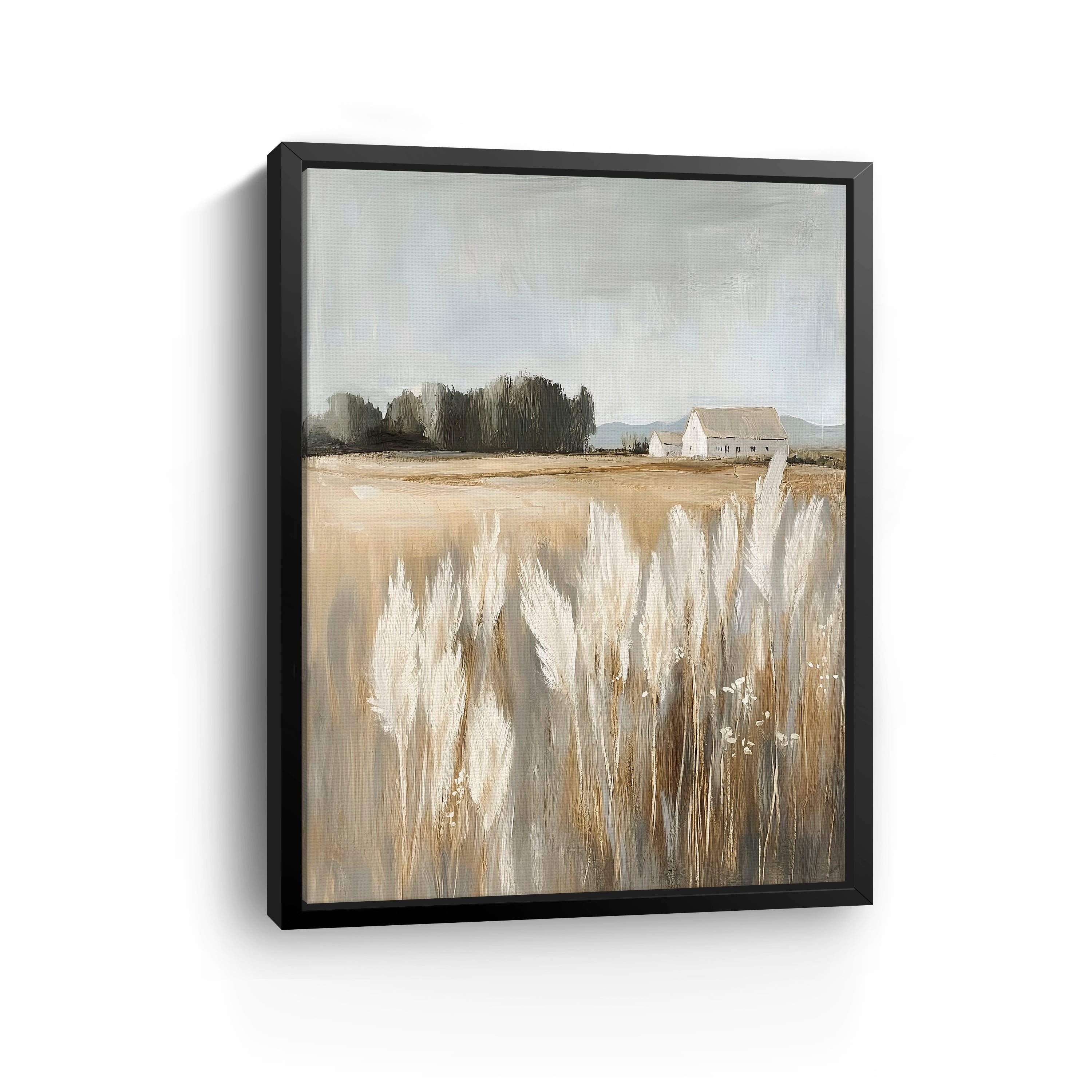 Far Off Farmhouse Canvas Giclee