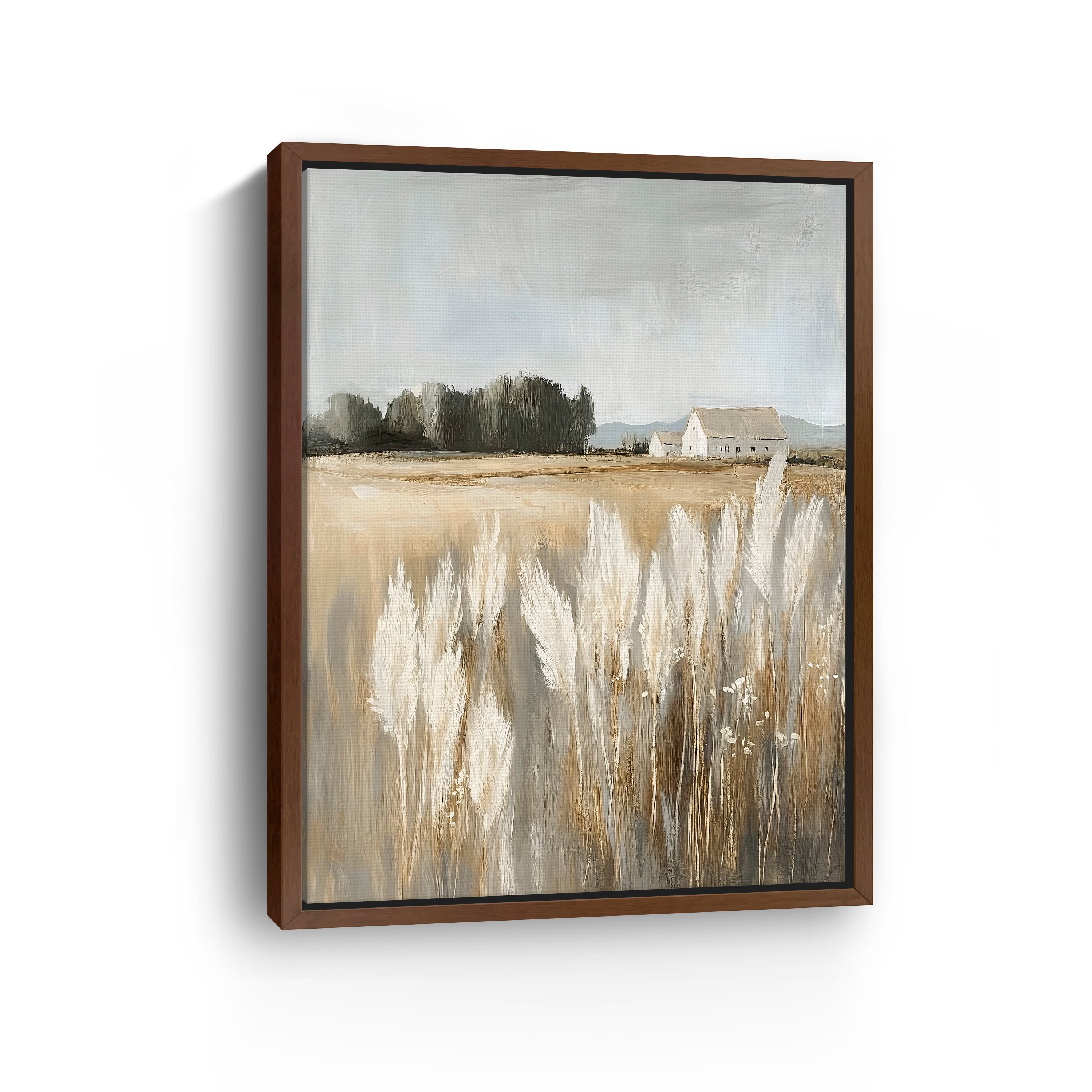 Far Off Farmhouse Canvas Giclee