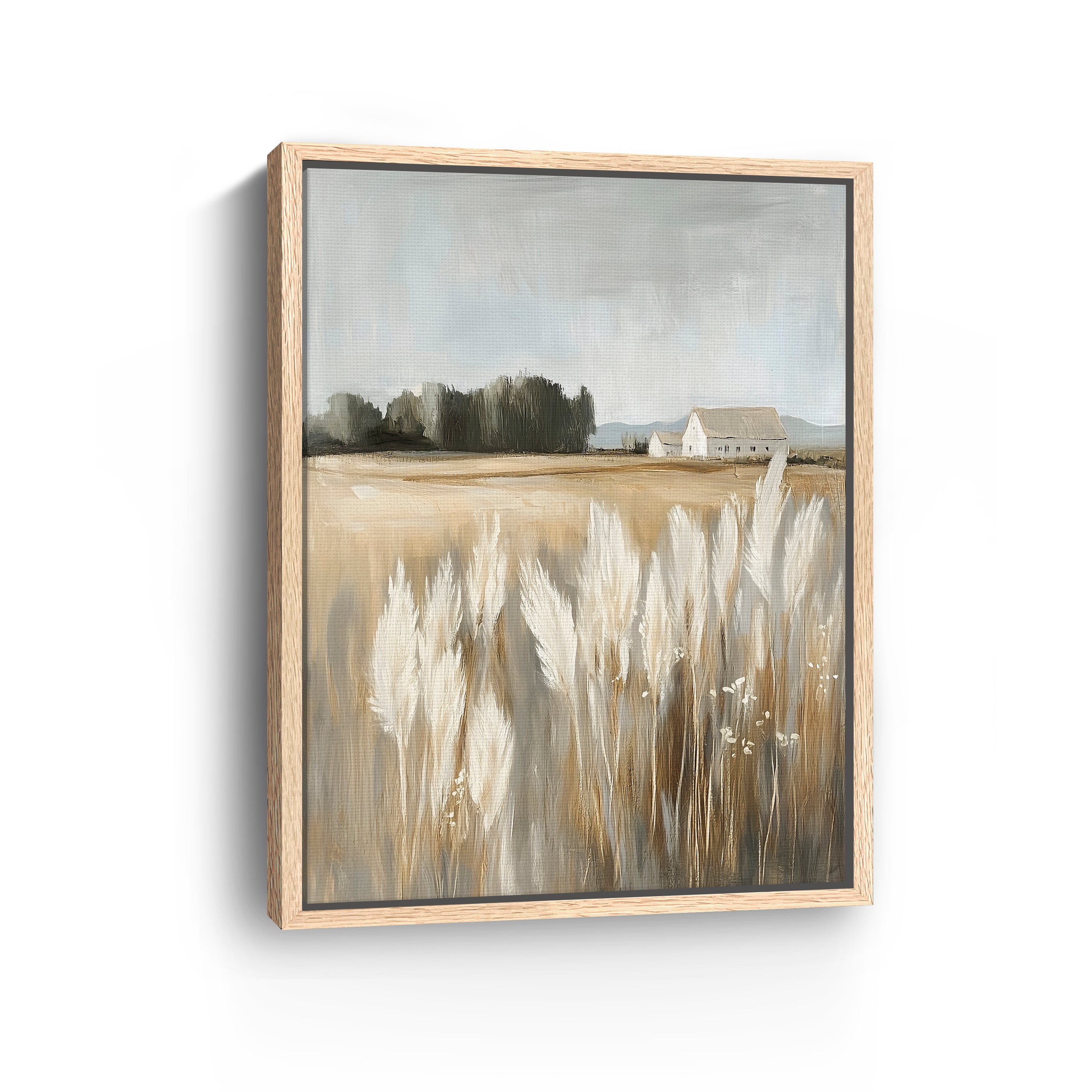 Far Off Farmhouse Canvas Giclee