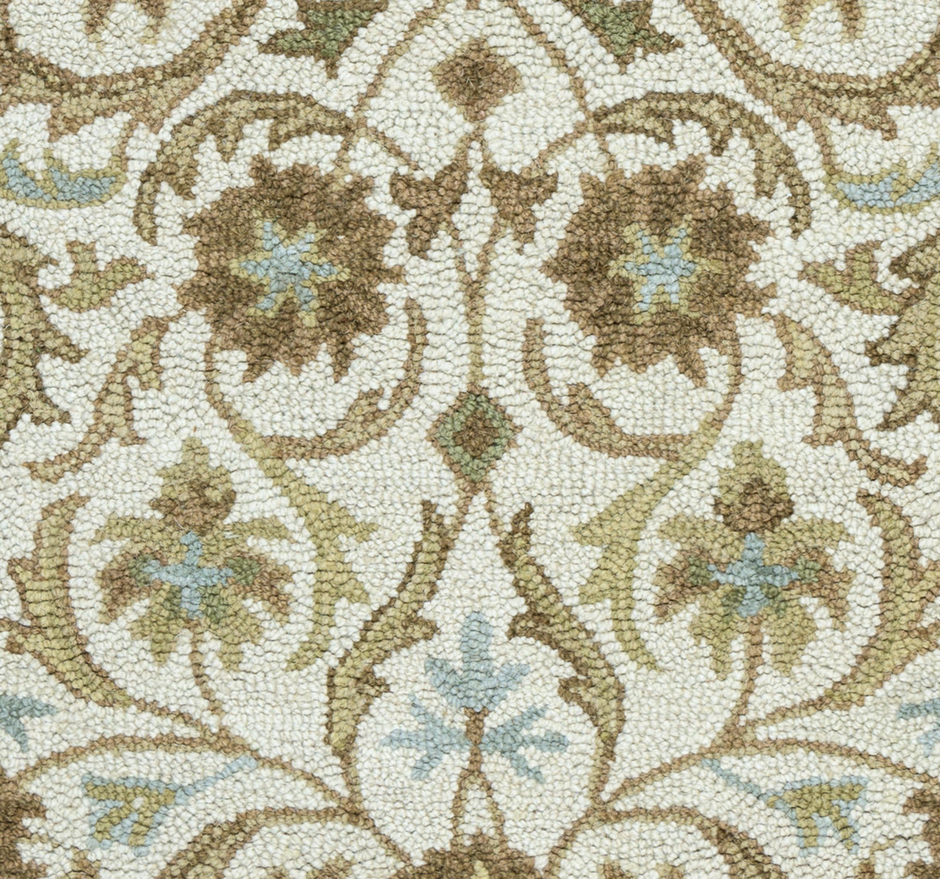 Hand Tufted 100% New Zealand Wool Floral/Medallion Rug