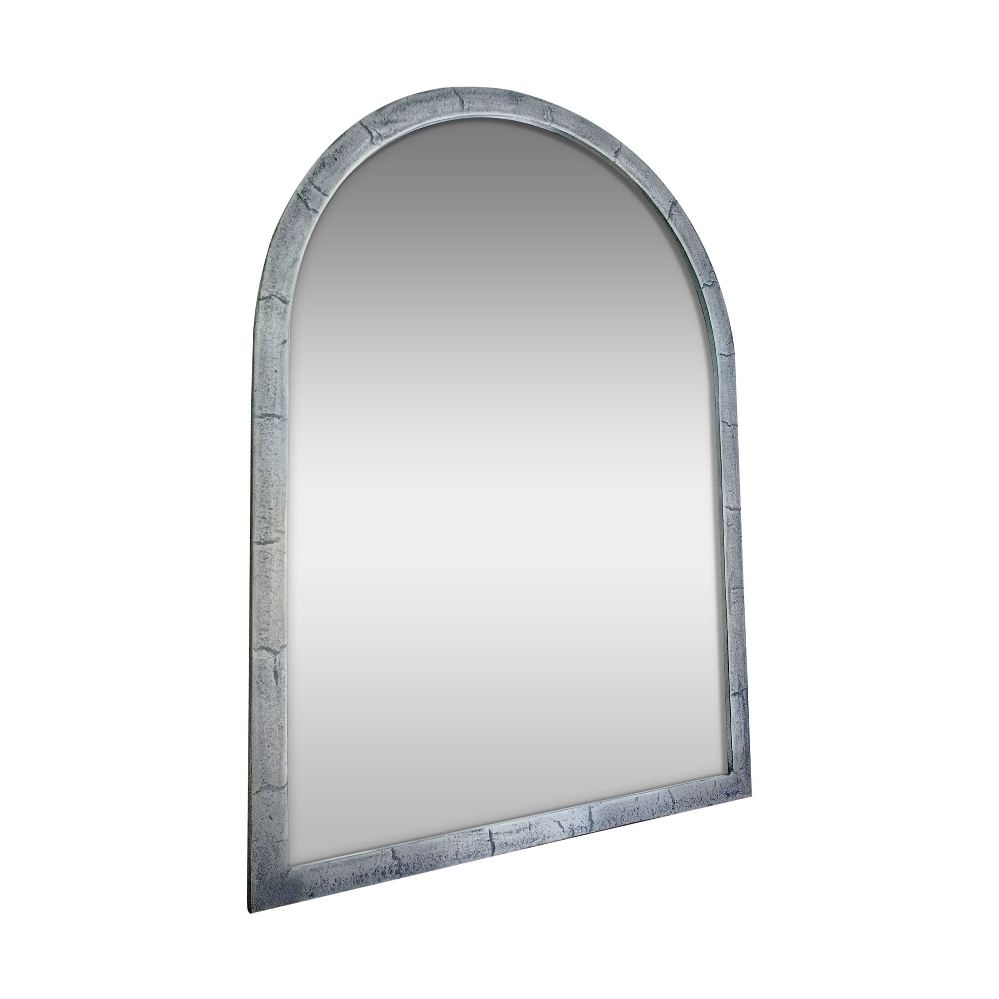 Hera Antiqued Metal Arch Mirror