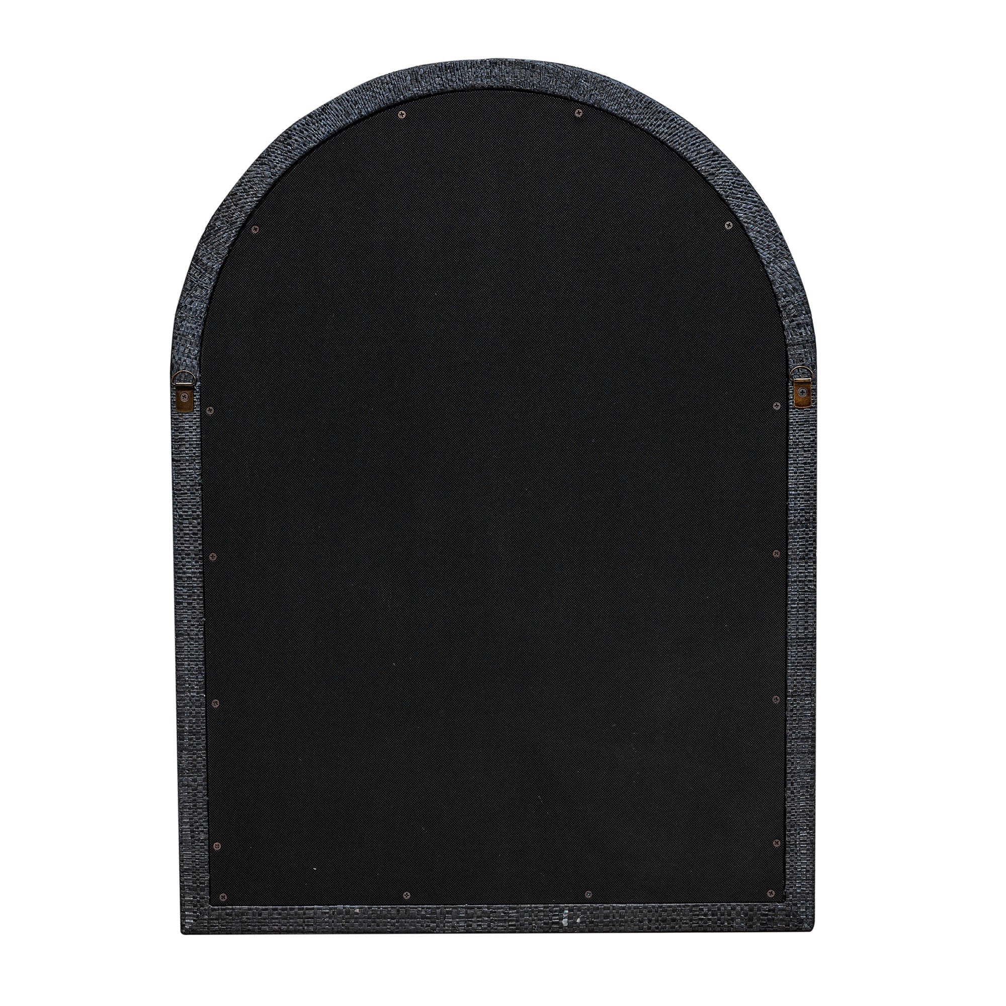 Gia Raffia Wrapped Arched Mirror