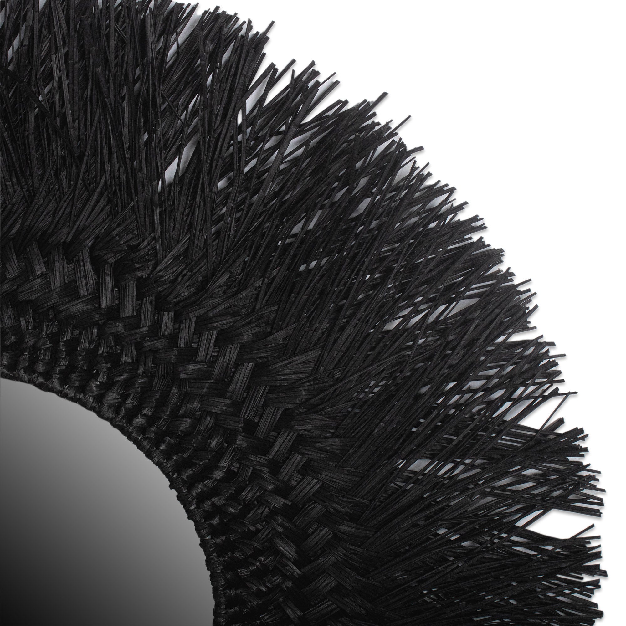 Braided Seagrass Mirror