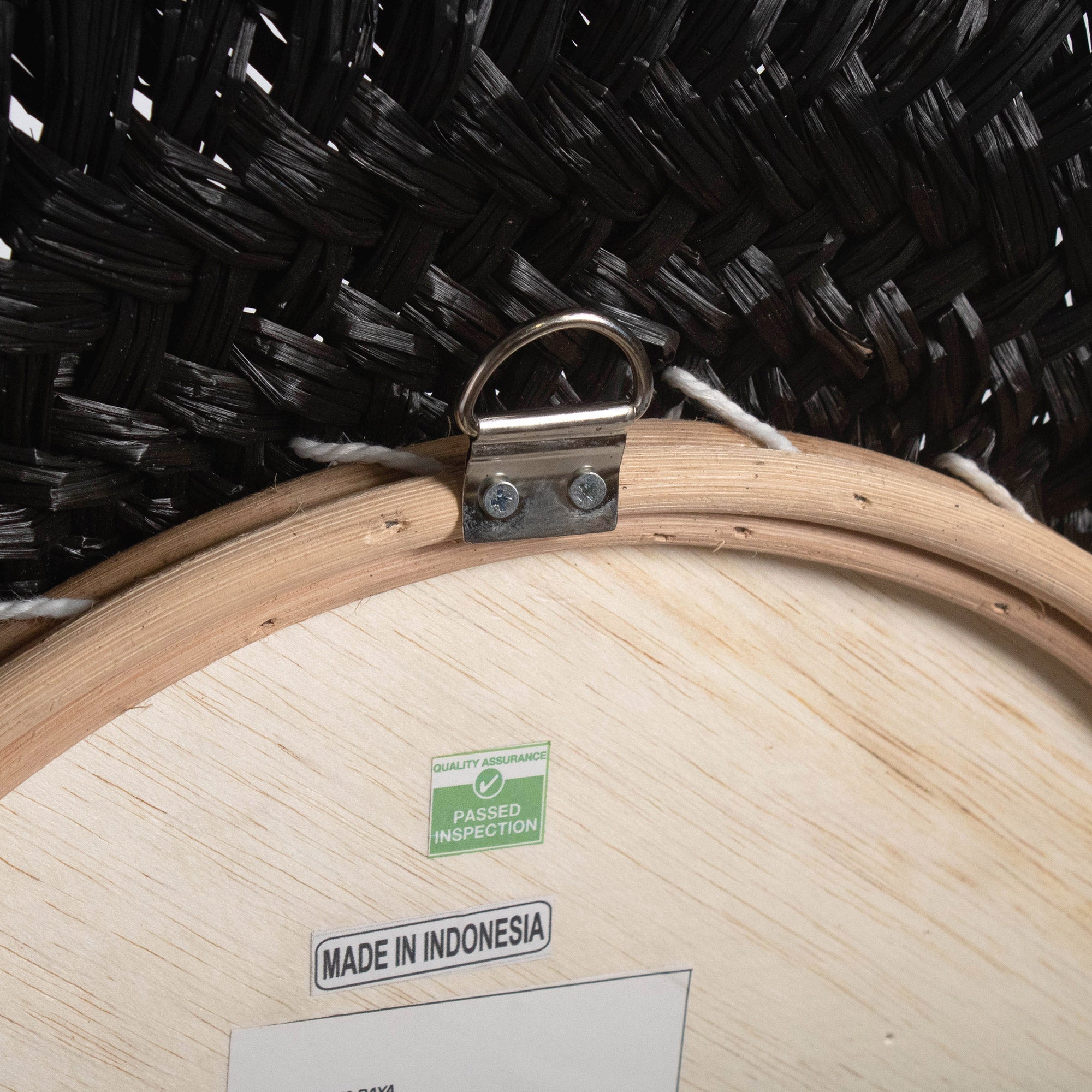 Braided Seagrass Mirror