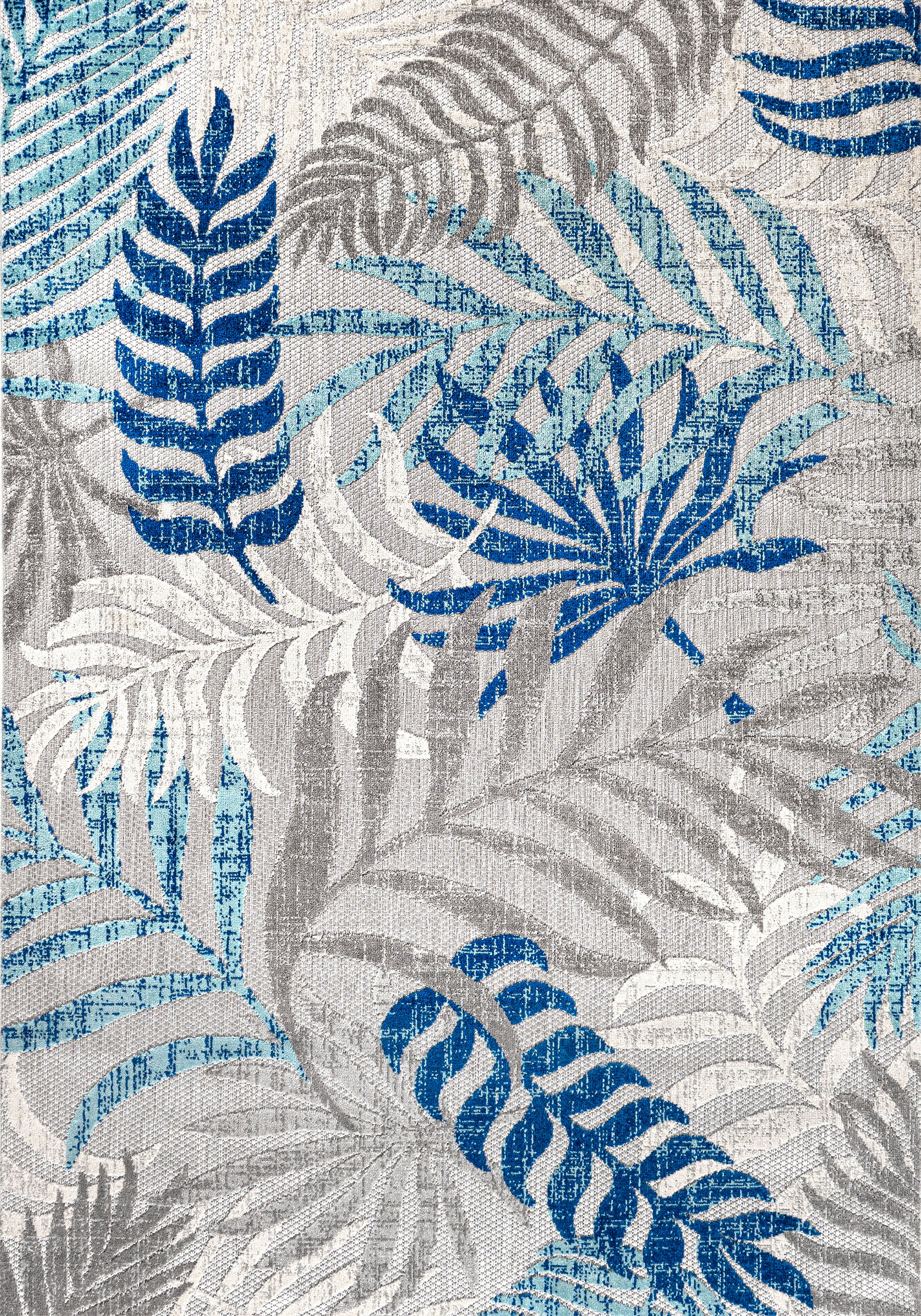 Tropics Palm Leaves Indoor/Outdoor Area Rug